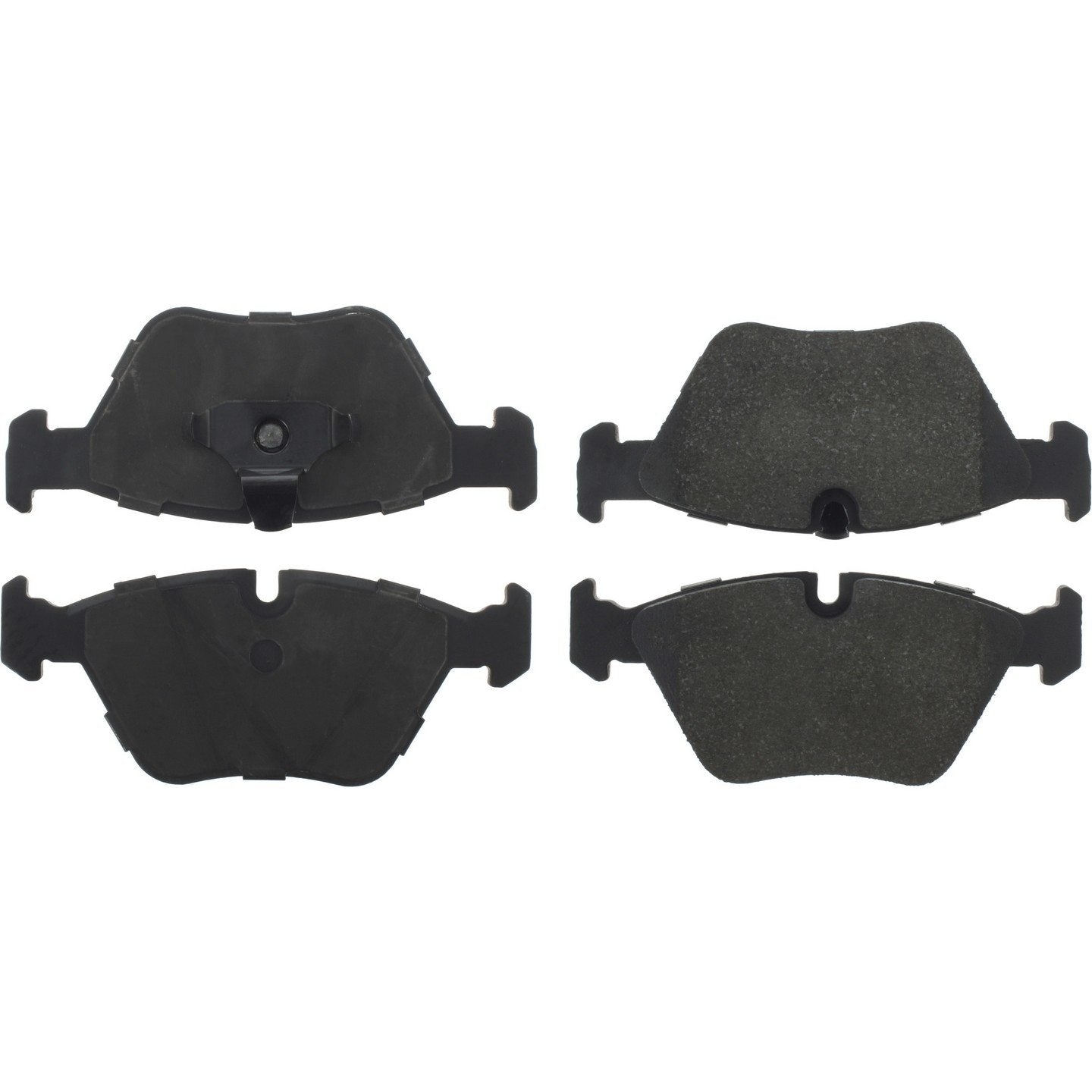 Centric Parts Premium Semi-Metallic Brake Pads with Shims and Hardware  top view frsport 300.09470