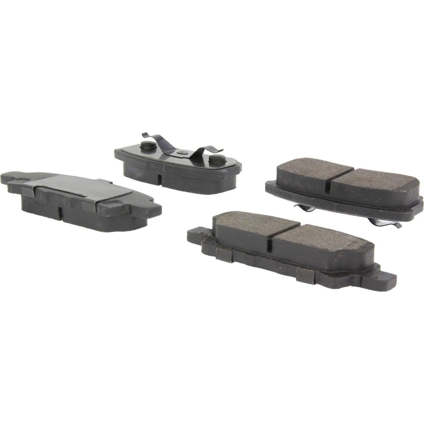 Stoptech Centric Premium Semi-Metallic Brake Pads w/Shims & Hardware - Rear 300.10370