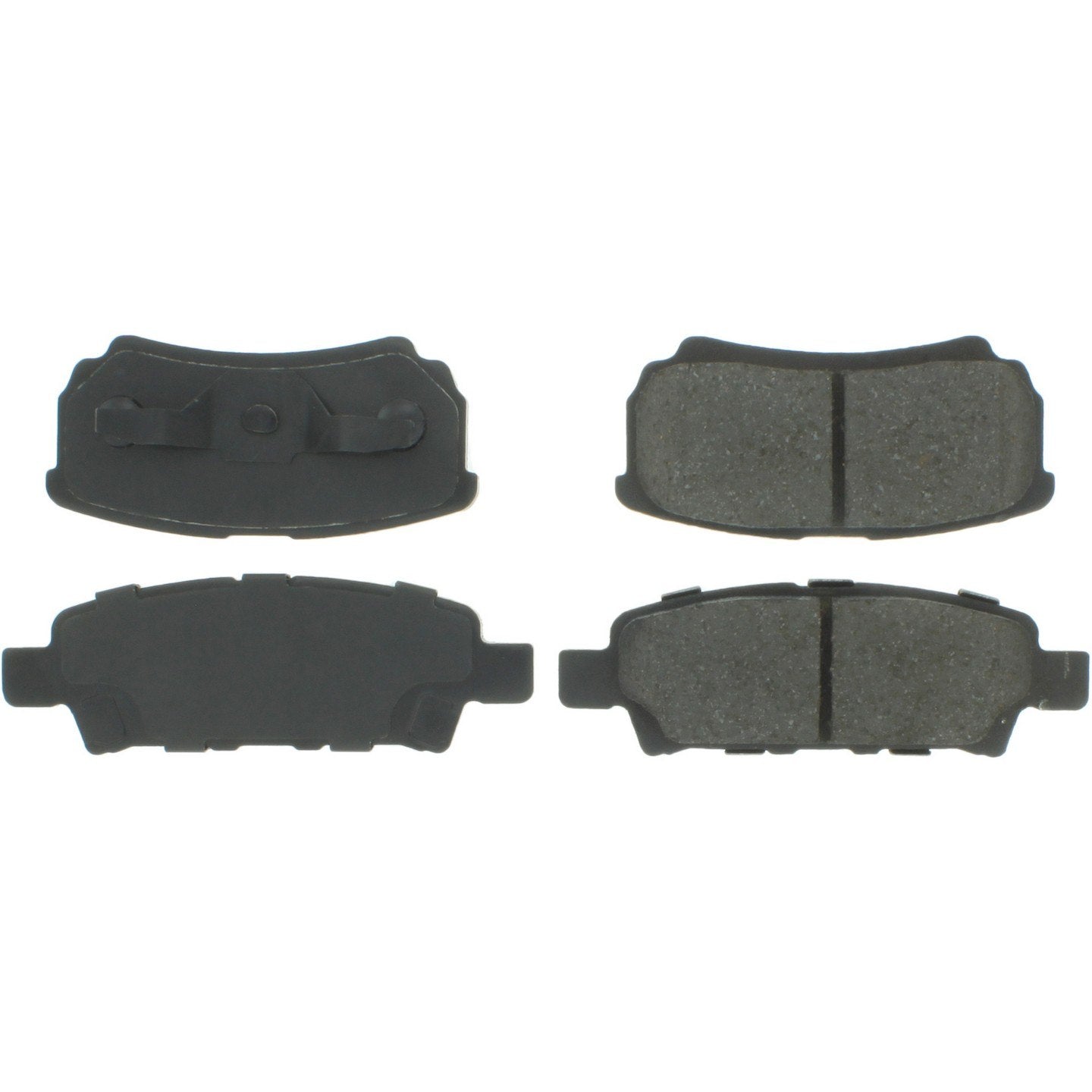 Stoptech Centric Premium Semi-Metallic Brake Pads w/Shims & Hardware - Rear 300.10370