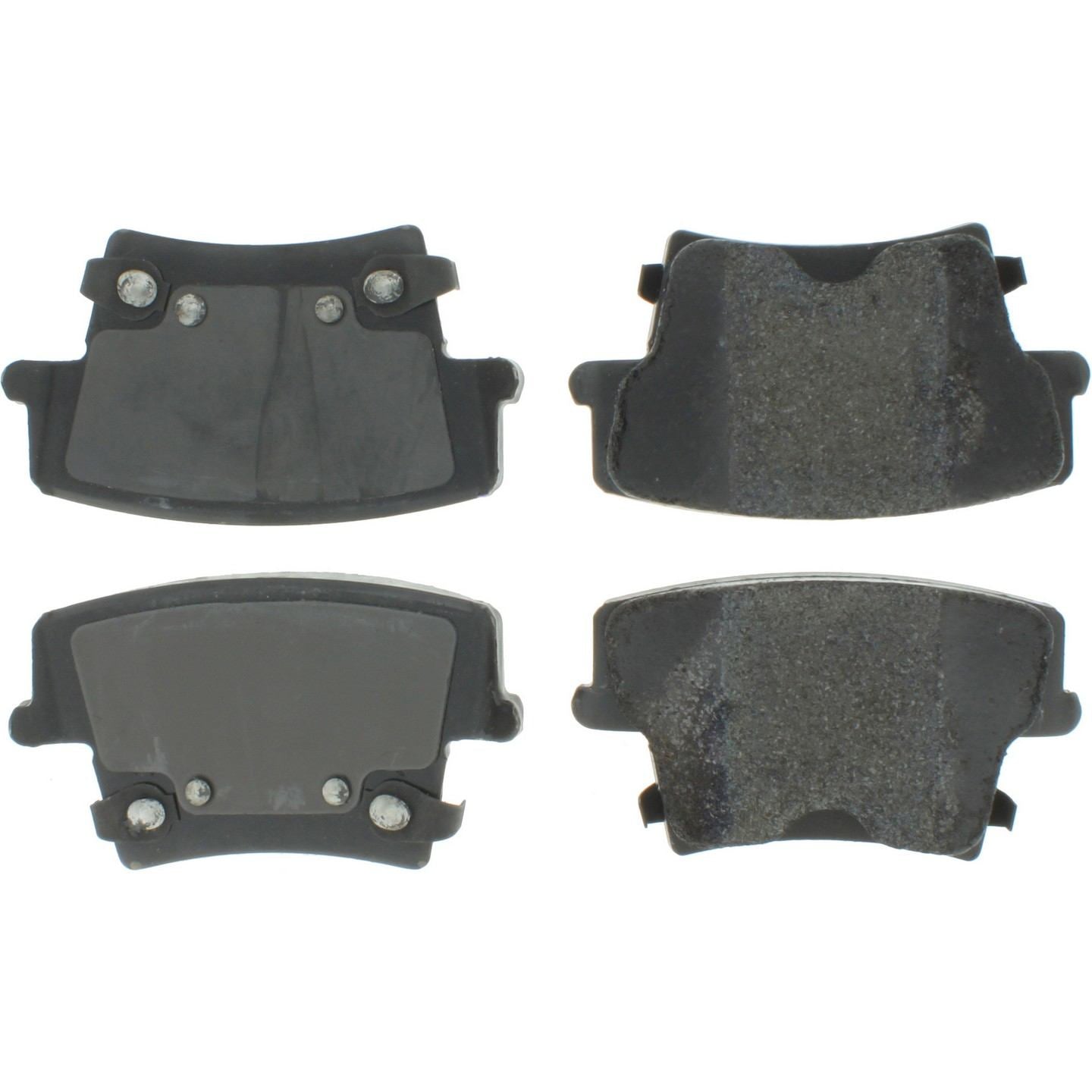 Stoptech Centric Premium Semi-Metallic Brake Pads w/Shims and Hardware - Rear 300.10571