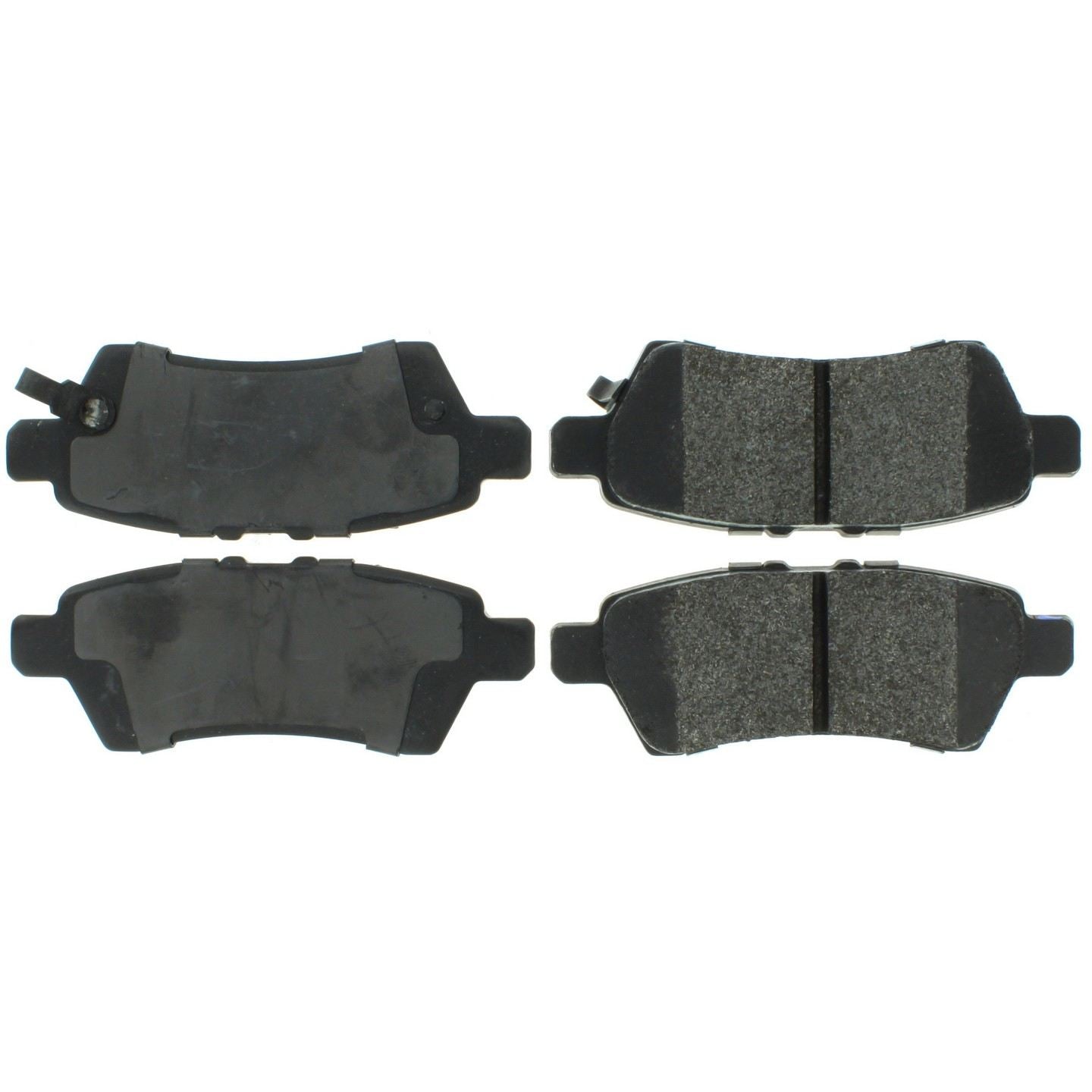 Centric Parts Premium Semi-Metallic Brake Pads with Shims and Hardware  top view frsport 300.11010