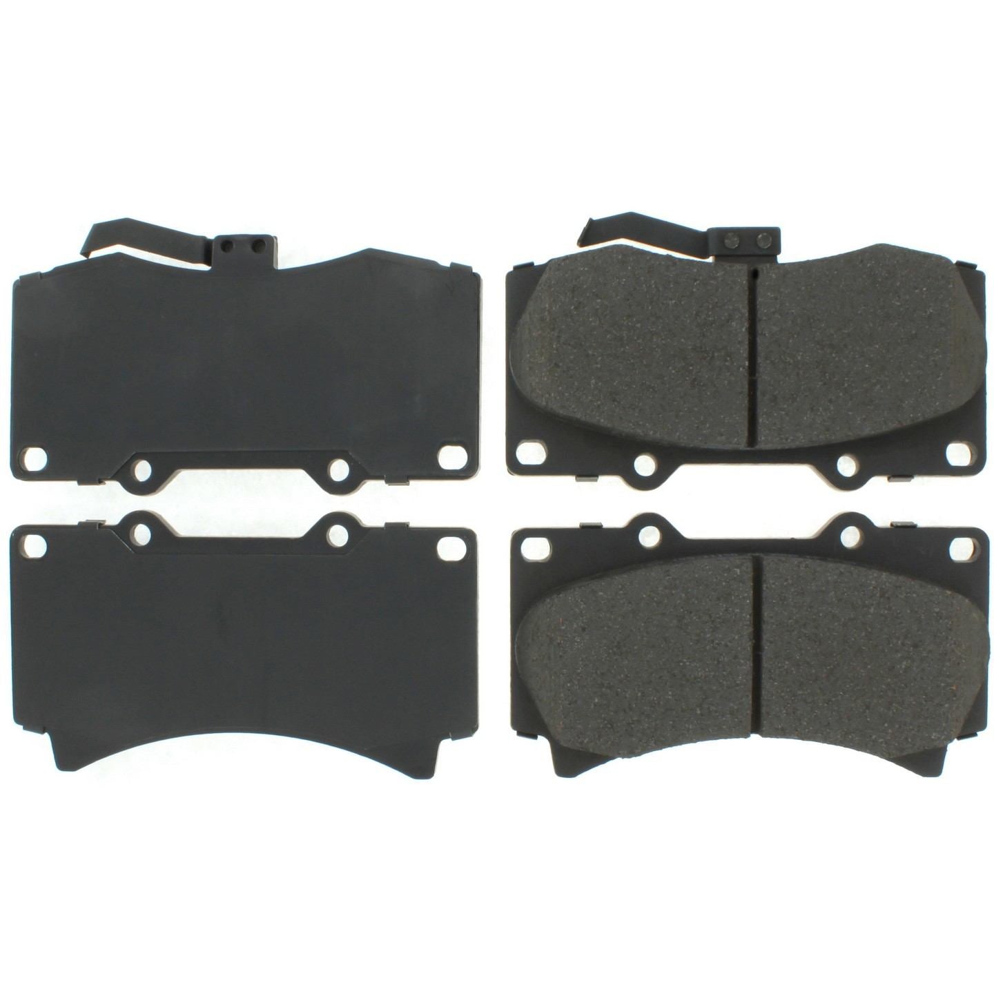 Centric Parts Premium Semi-Metallic Brake Pads with Shims and Hardware  top view frsport 300.11190