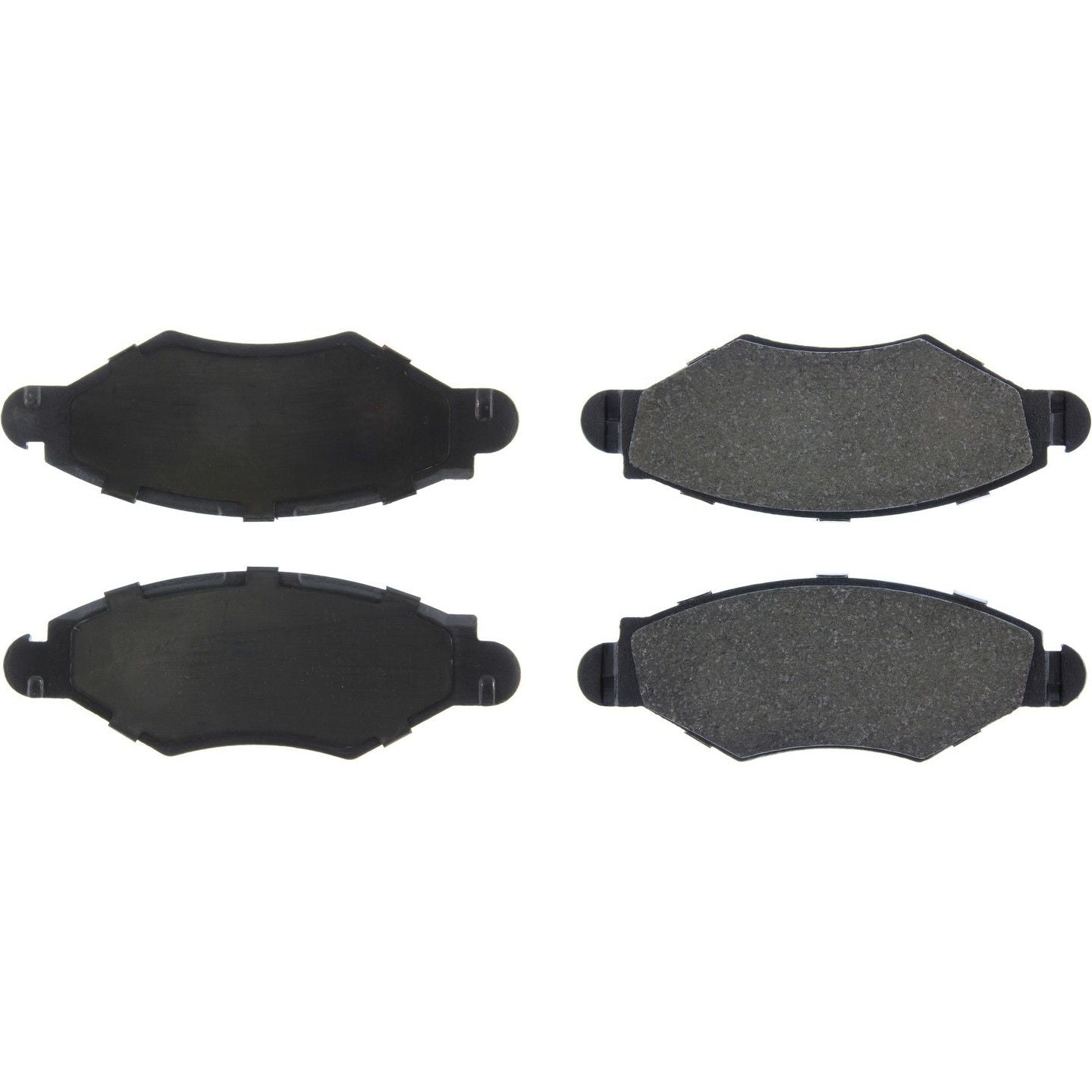 StopTech Premium Semi-Metallic Brake Pads with Shims  top view frsport 300.11430