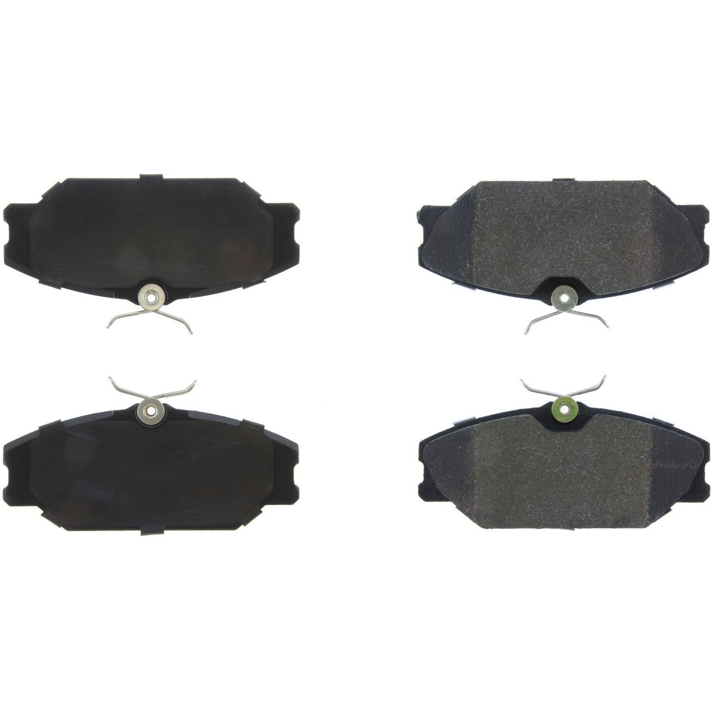 centric parts premium semi-metallic brake pads with shims  frsport 300.11450