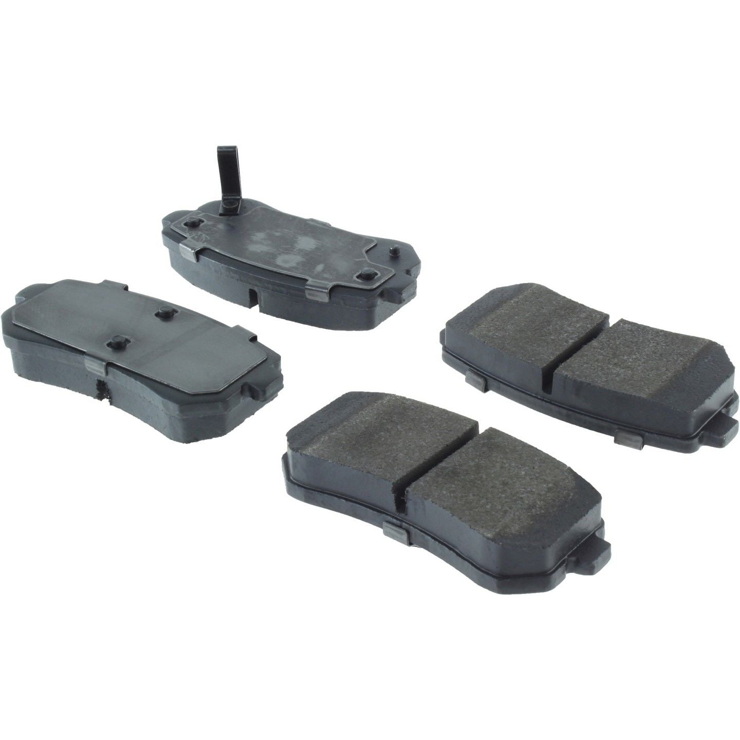 centric parts premium semi-metallic brake pads with shims and hardware  frsport 300.11570