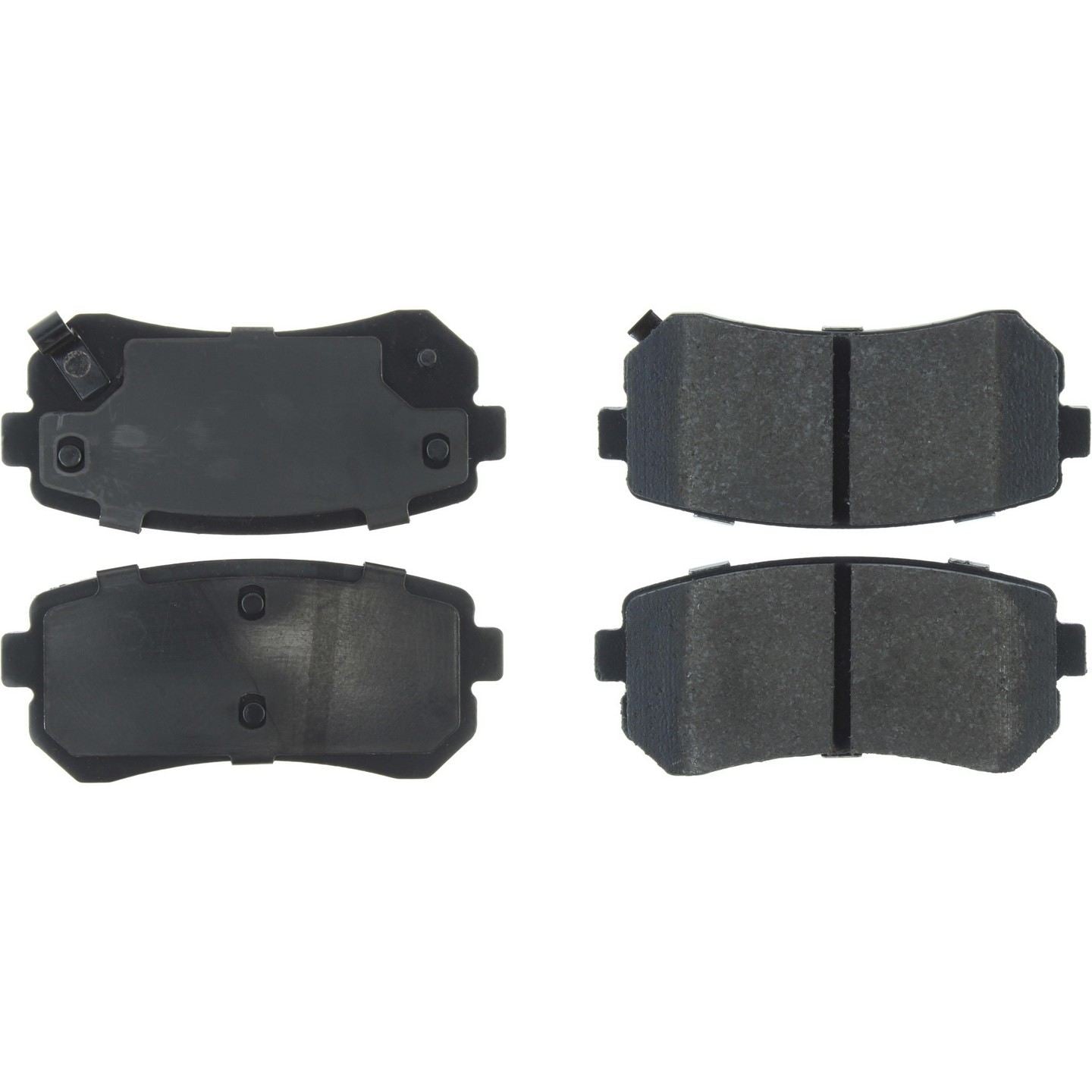 Stoptech Centric Premium Semi-Metallic Brake Pads w/Shims & Hardware - Rear 300.11570