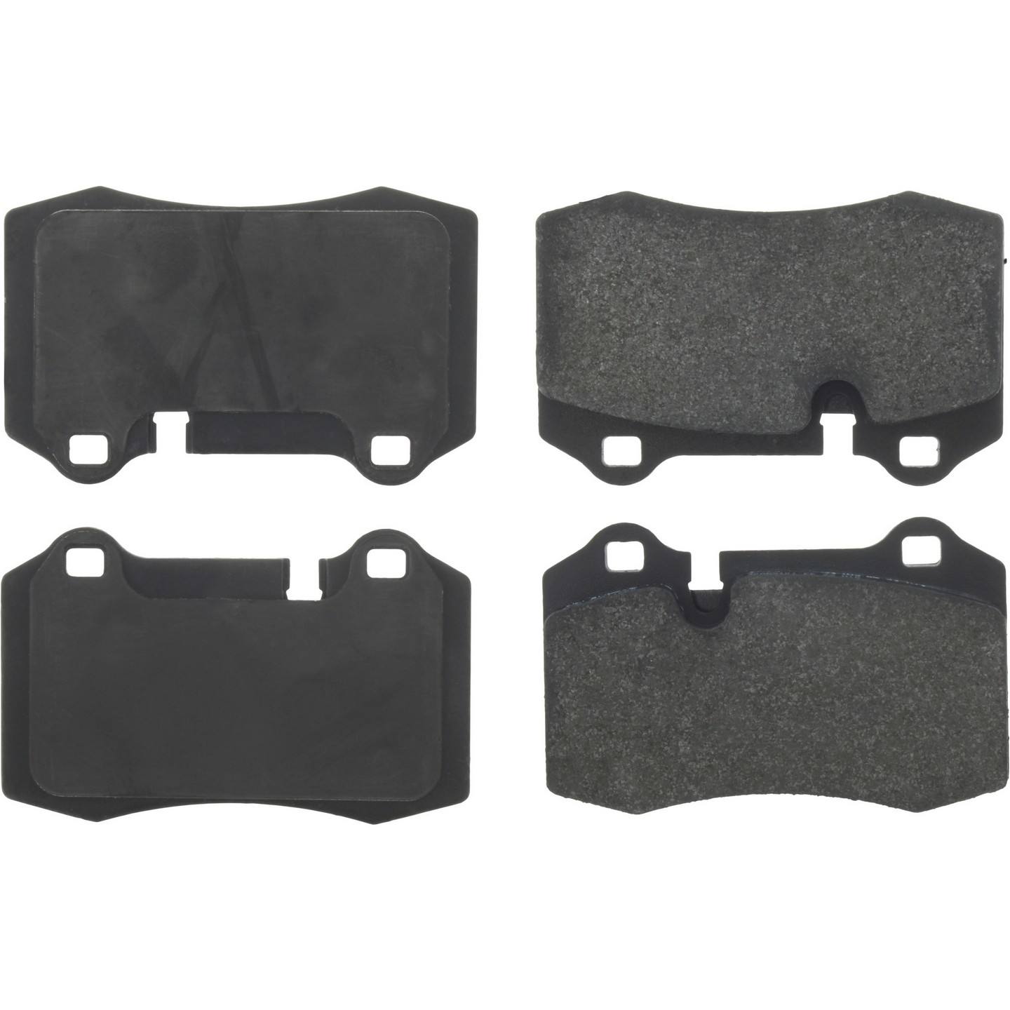 Centric Parts Premium Semi-Metallic Brake Pads with Shims  top view frsport 300.11660