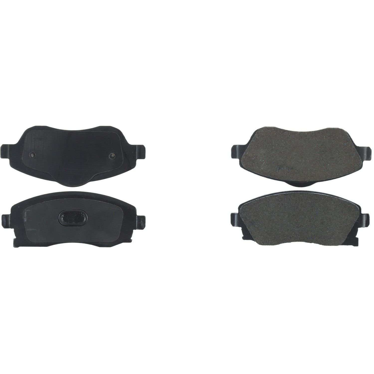 centric parts premium semi-metallic brake pads with shims  frsport 300.11760