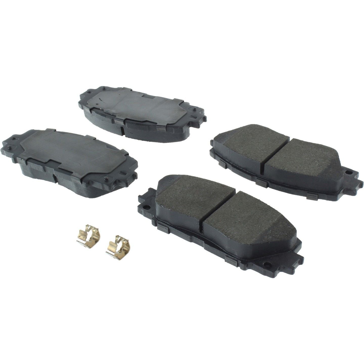 centric parts premium semi-metallic brake pads with shims and hardware  frsport 300.11840