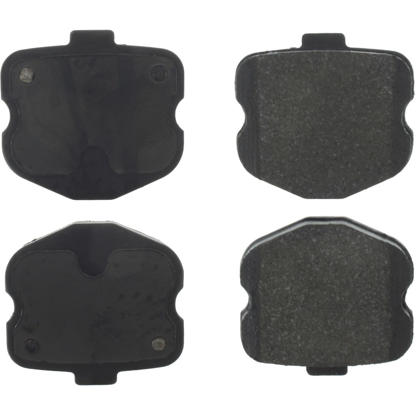 Centric Parts Premium Semi-Metallic Brake Pads with Shims  top view frsport 300.11851