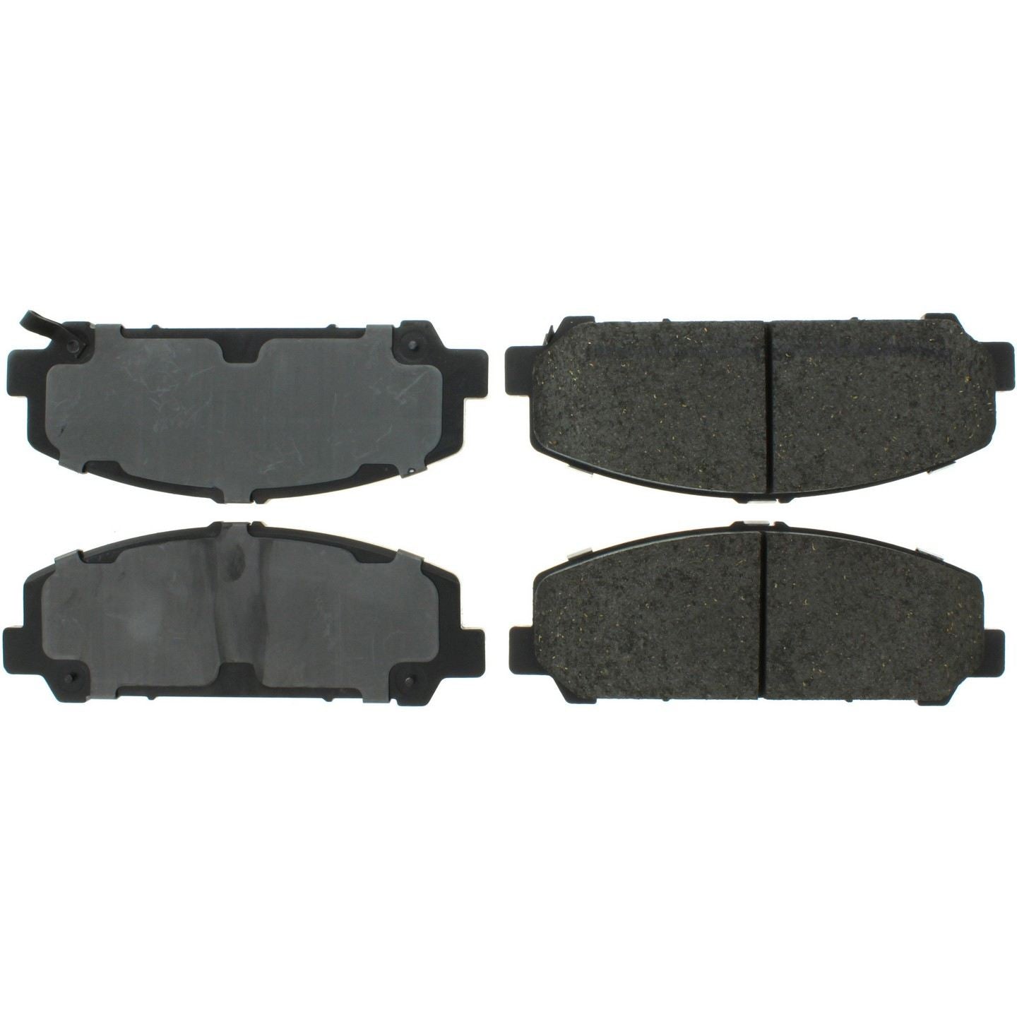 Centric Parts Premium Semi-Metallic Brake Pads with Shims and Hardware  top view frsport 300.12860