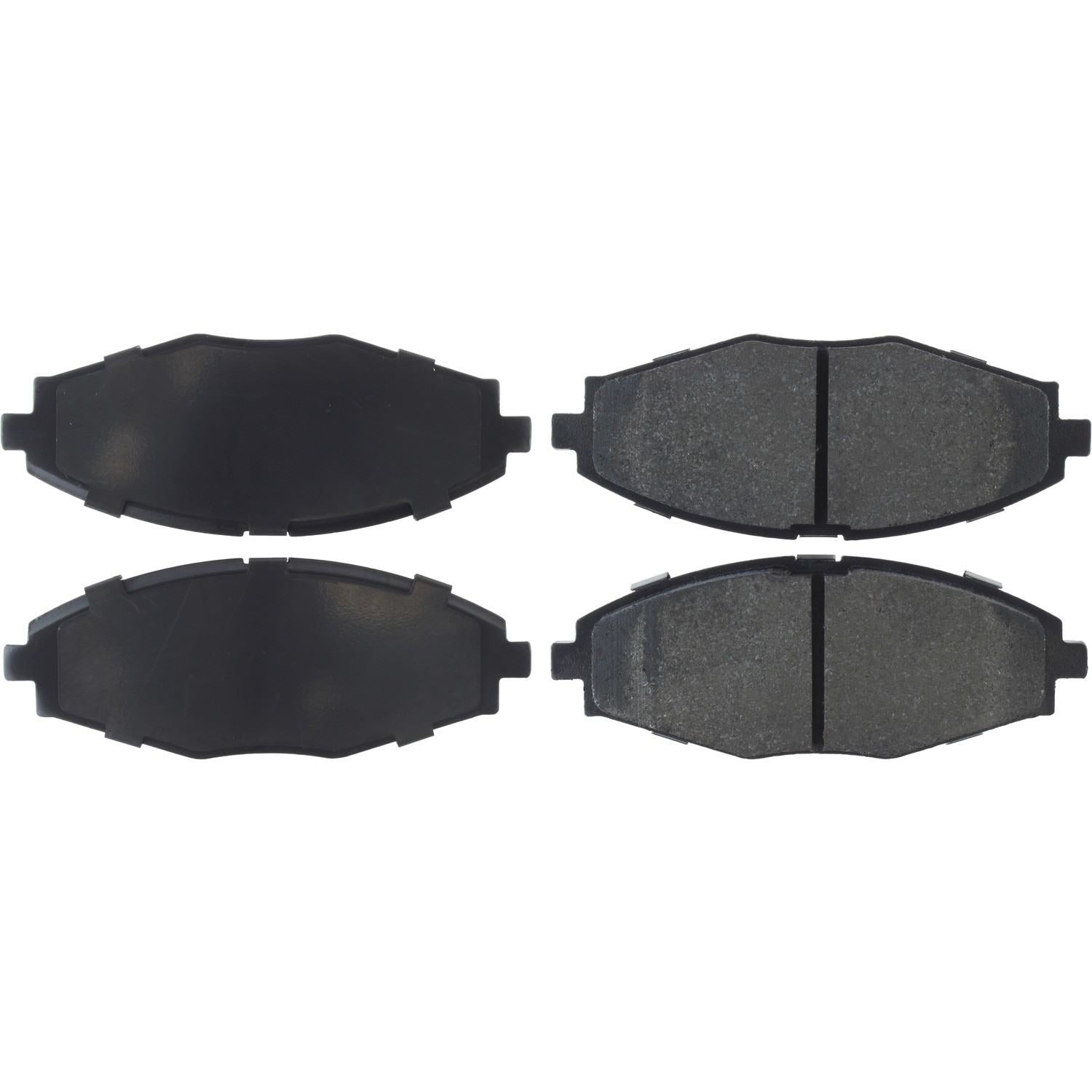 centric parts premium semi-metallic brake pads with shims  frsport 300.13210