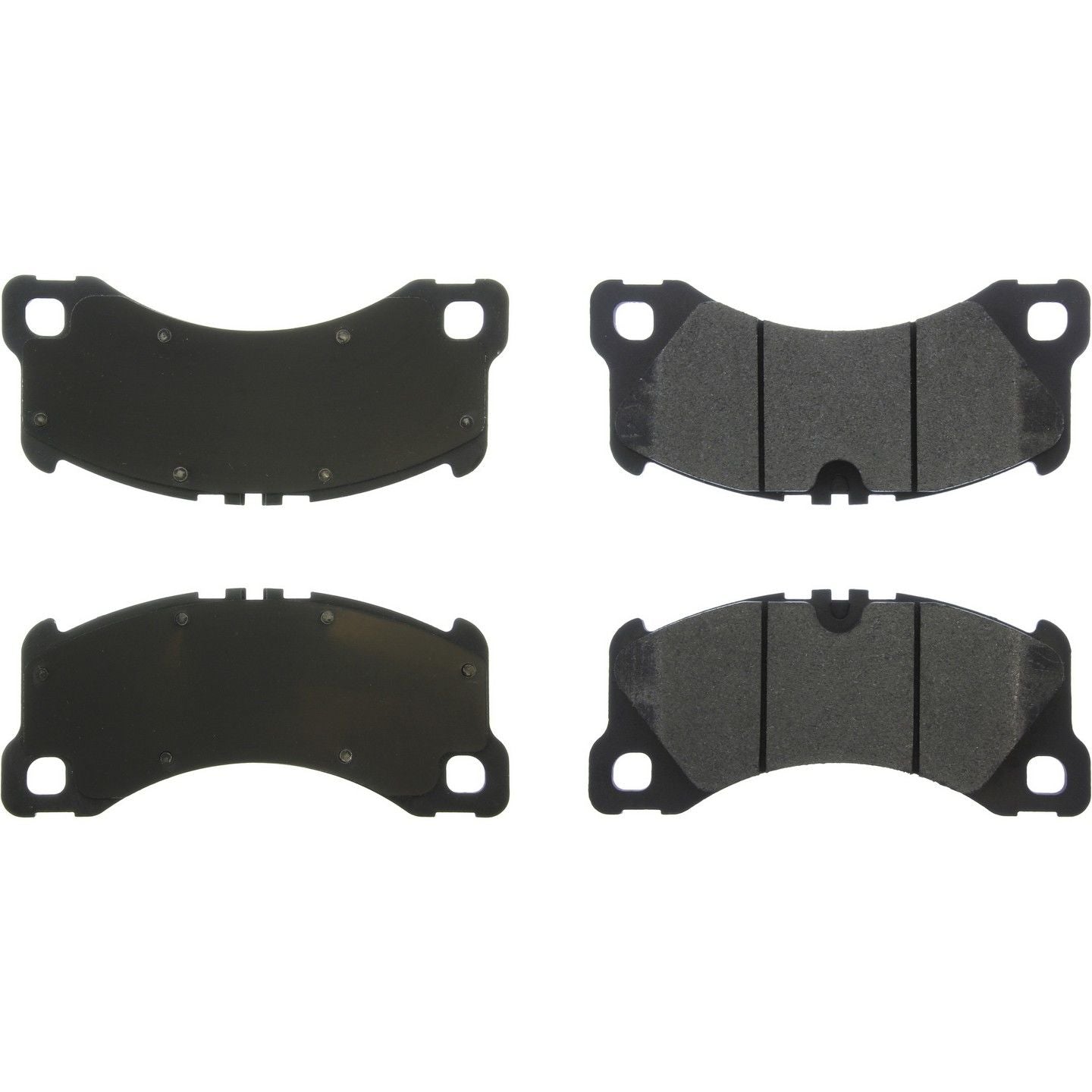 Centric Parts Premium Semi-Metallic Brake Pads with Shims and Hardware  top view frsport 300.13490