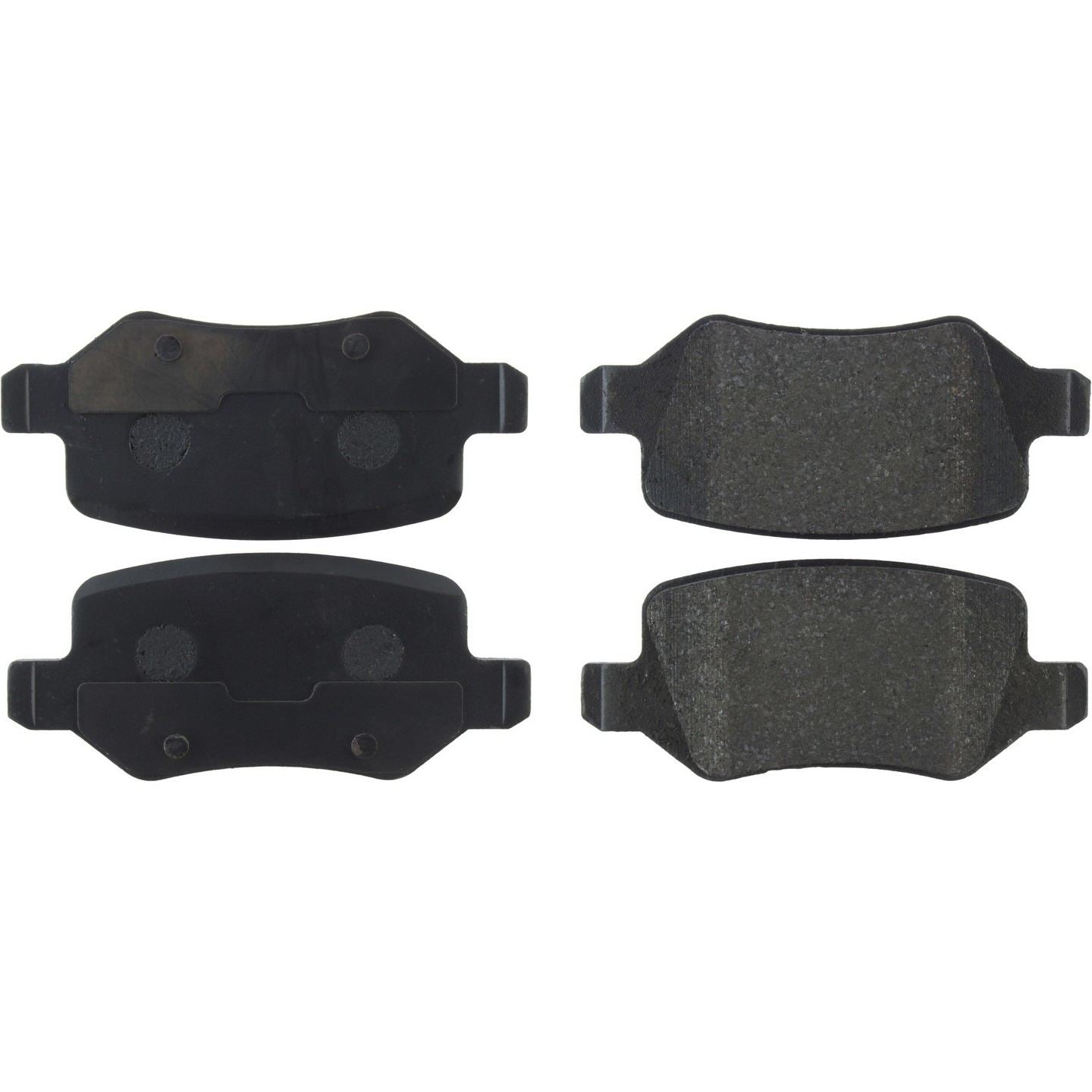 Centric Parts Premium Semi-Metallic Brake Pads with Shims and Hardware  top view frsport 300.13580