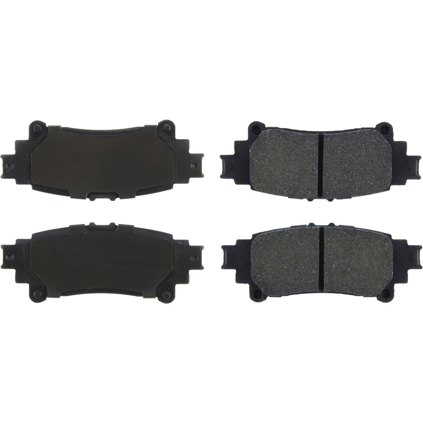 centric parts premium semi-metallic brake pads with shims and hardware  frsport 300.13910