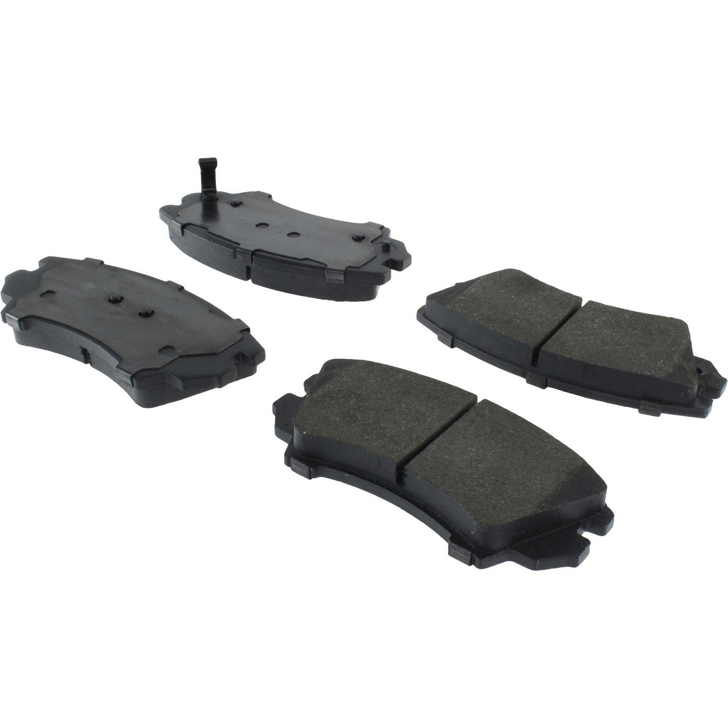 centric parts premium semi-metallic brake pads with shims and hardware  frsport 300.14040