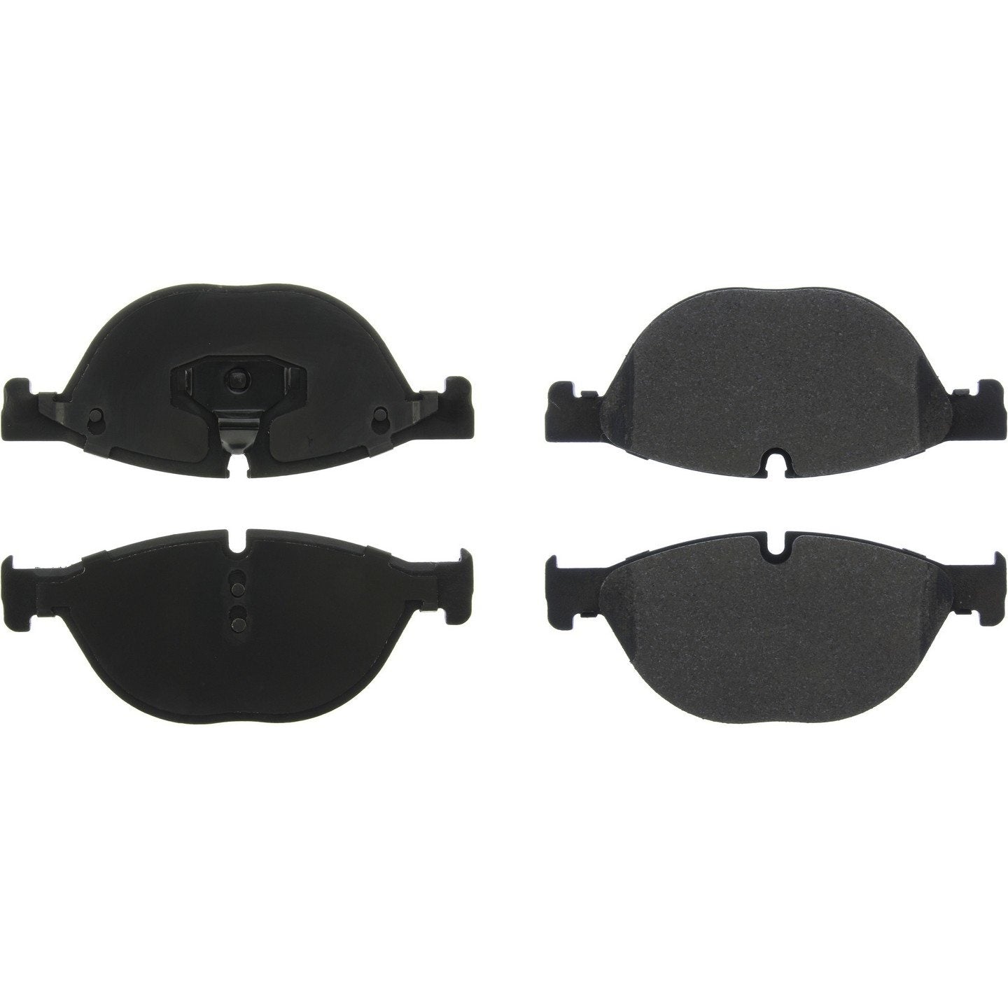 Centric Parts Premium Semi-Metallic Brake Pads with Shims  top view frsport 300.14090