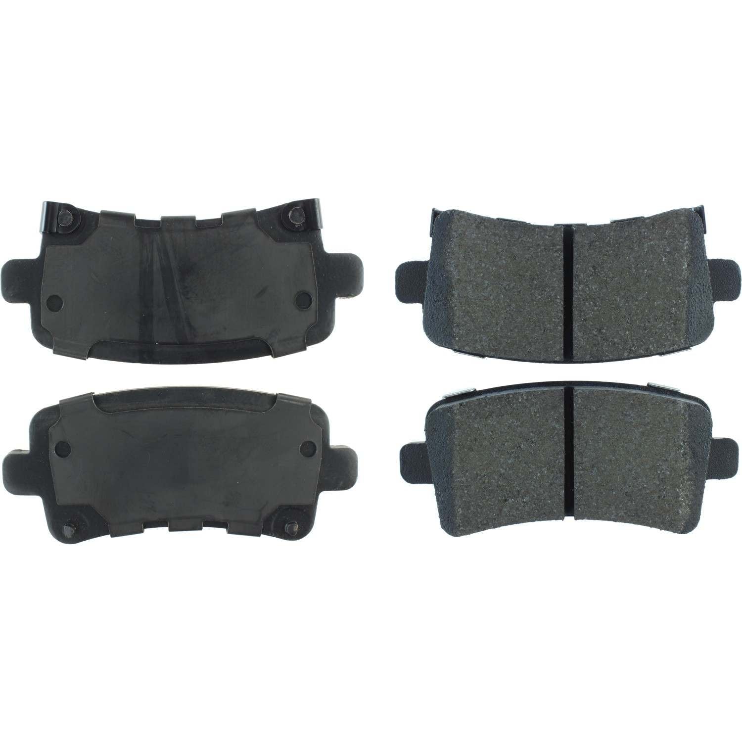 centric parts premium semi-metallic brake pads with shims and hardware  frsport 300.14300