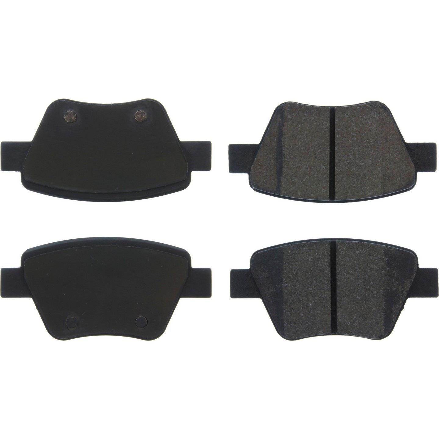 Centric Parts Premium Semi-Metallic Brake Pads with Shims and Hardware  top view frsport 300.14560