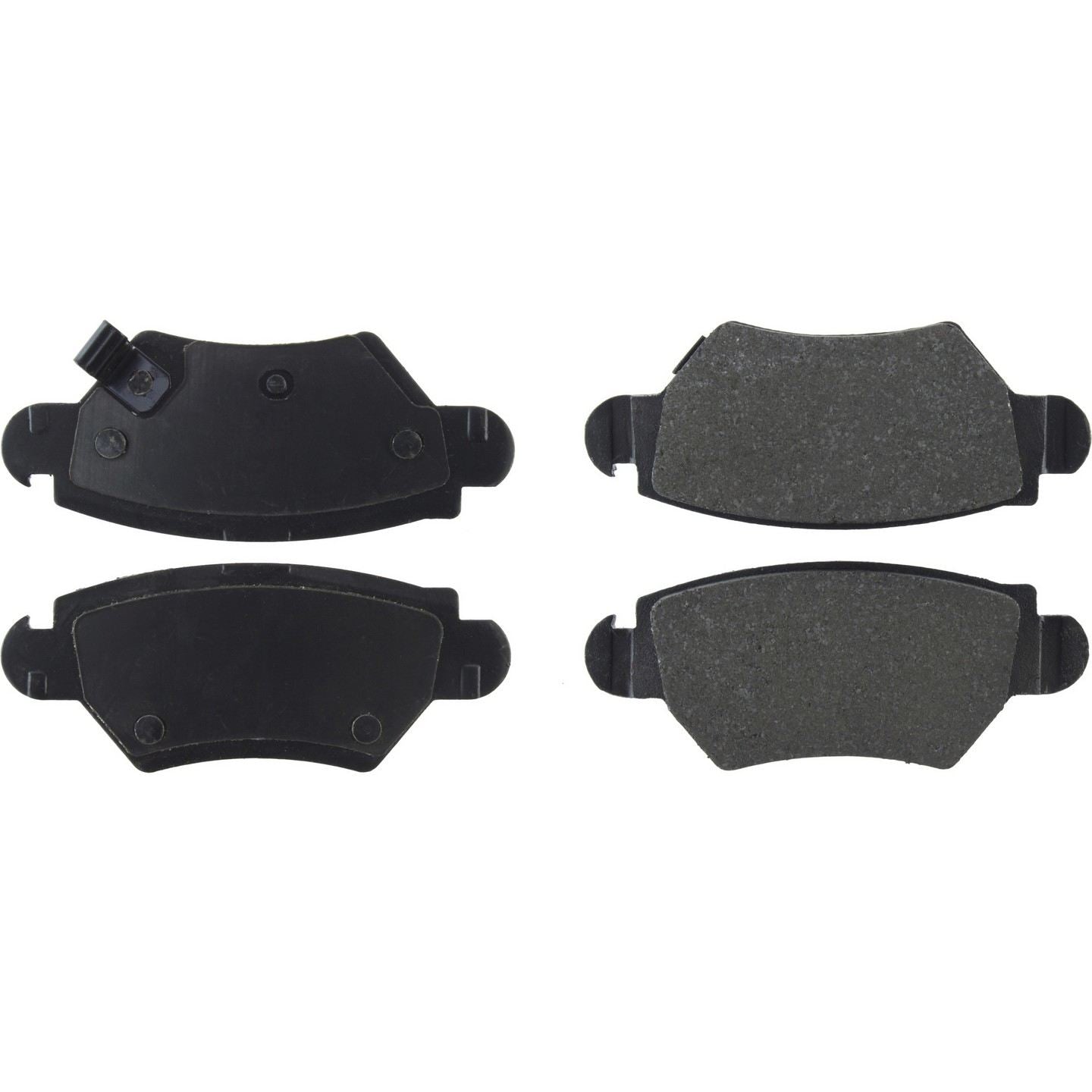 centric parts premium semi-metallic brake pads with shims  frsport 300.14610