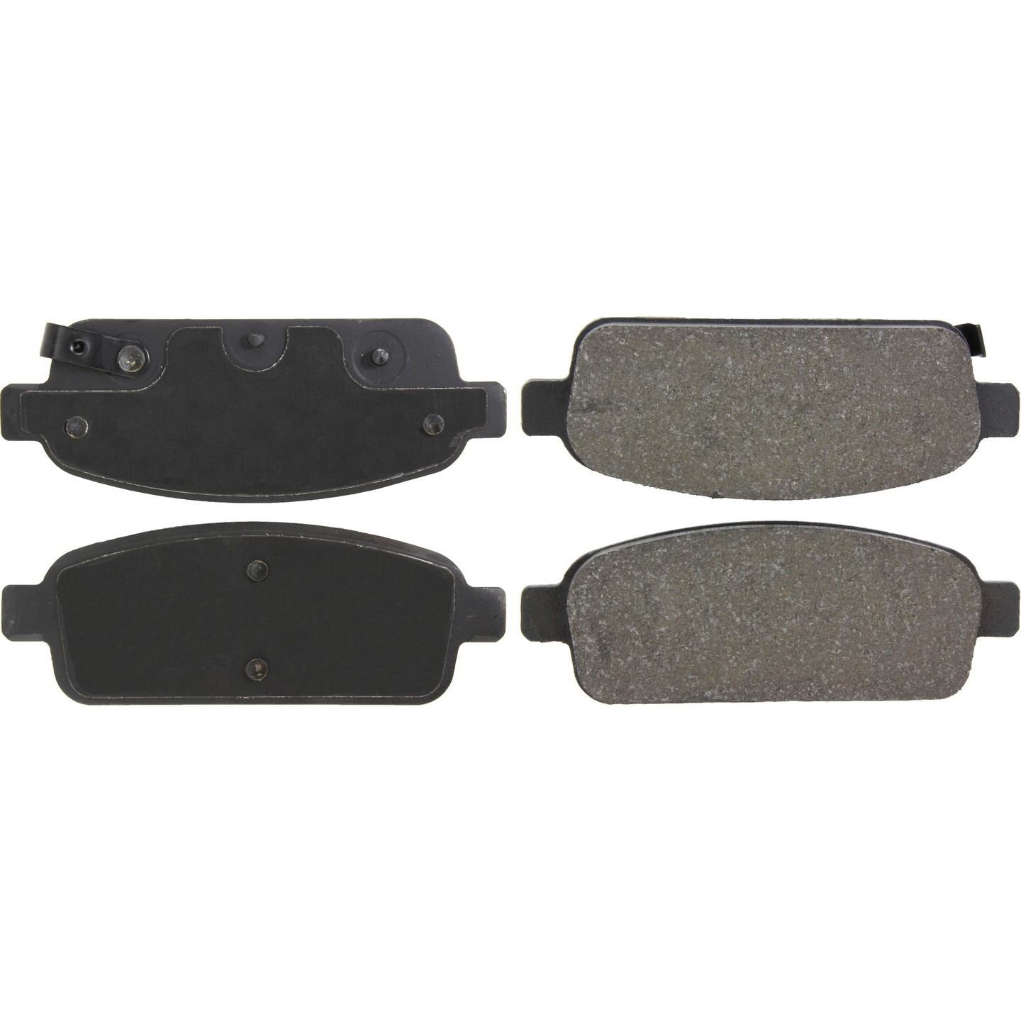 Stoptech Centric Premium Semi-Metallic Brake Pads w/Shims and Hardware - Rear 300.14680