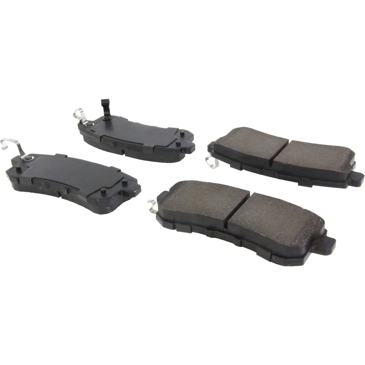 centric parts premium semi-metallic brake pads with shims and hardware  frsport 300.15100