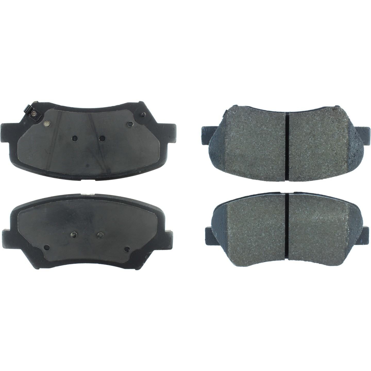 centric parts premium semi-metallic brake pads with shims and hardware  frsport 300.15431