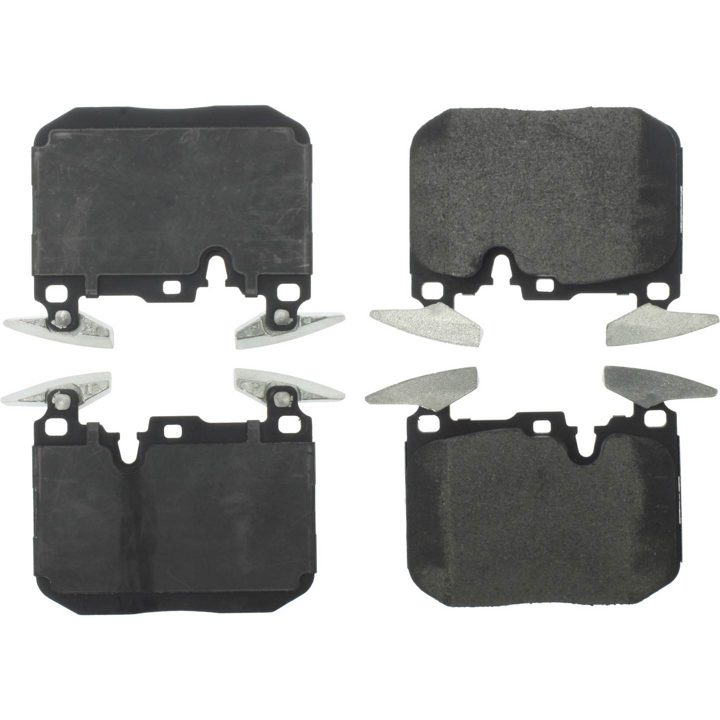 centric parts premium semi-metallic brake pads with shims and hardware  frsport 300.16090