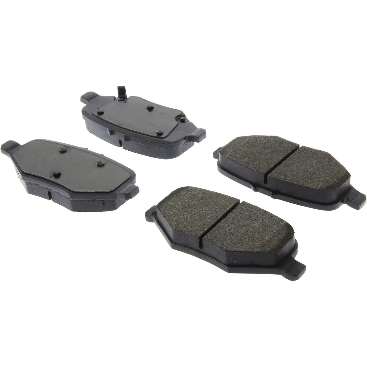 Stoptech Centric Premium Semi-Metallic Brake Pads w/Shims & Hardware - Rear 300.16120