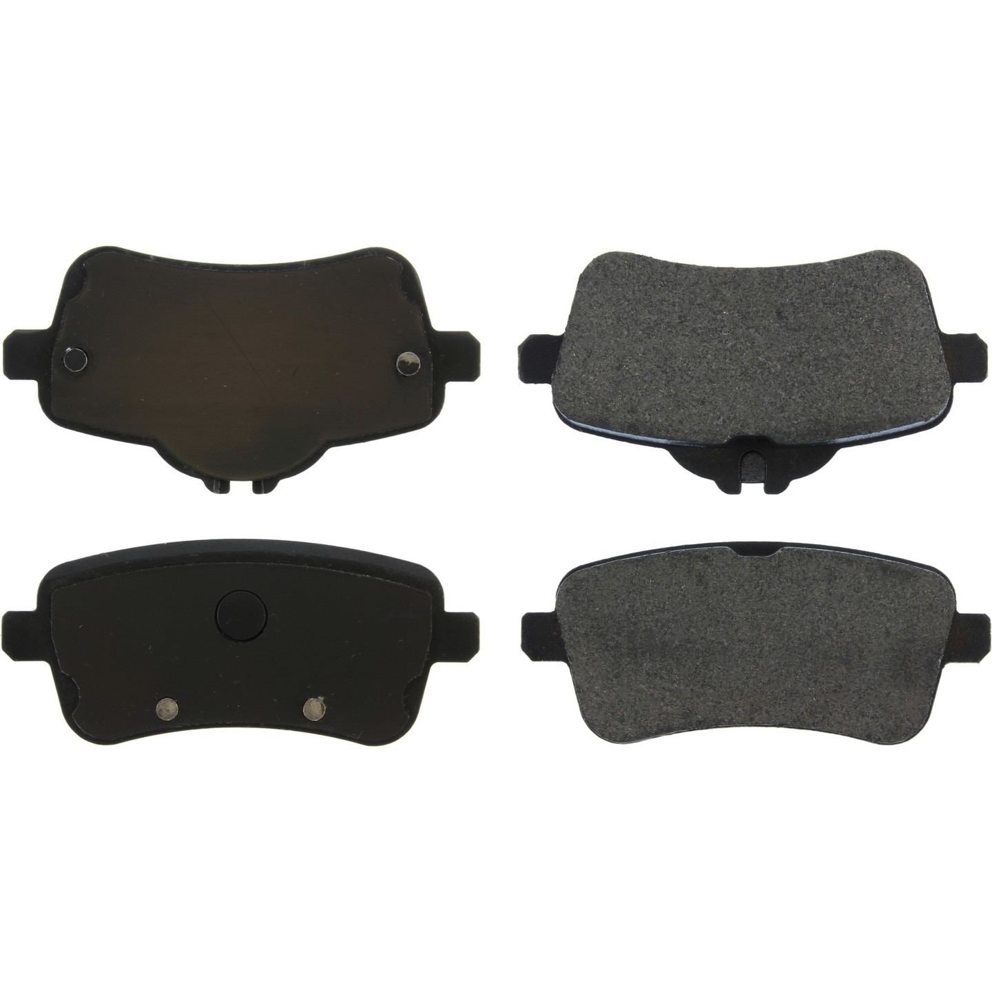 centric parts premium semi-metallic brake pads with shims and hardware  frsport 300.16300