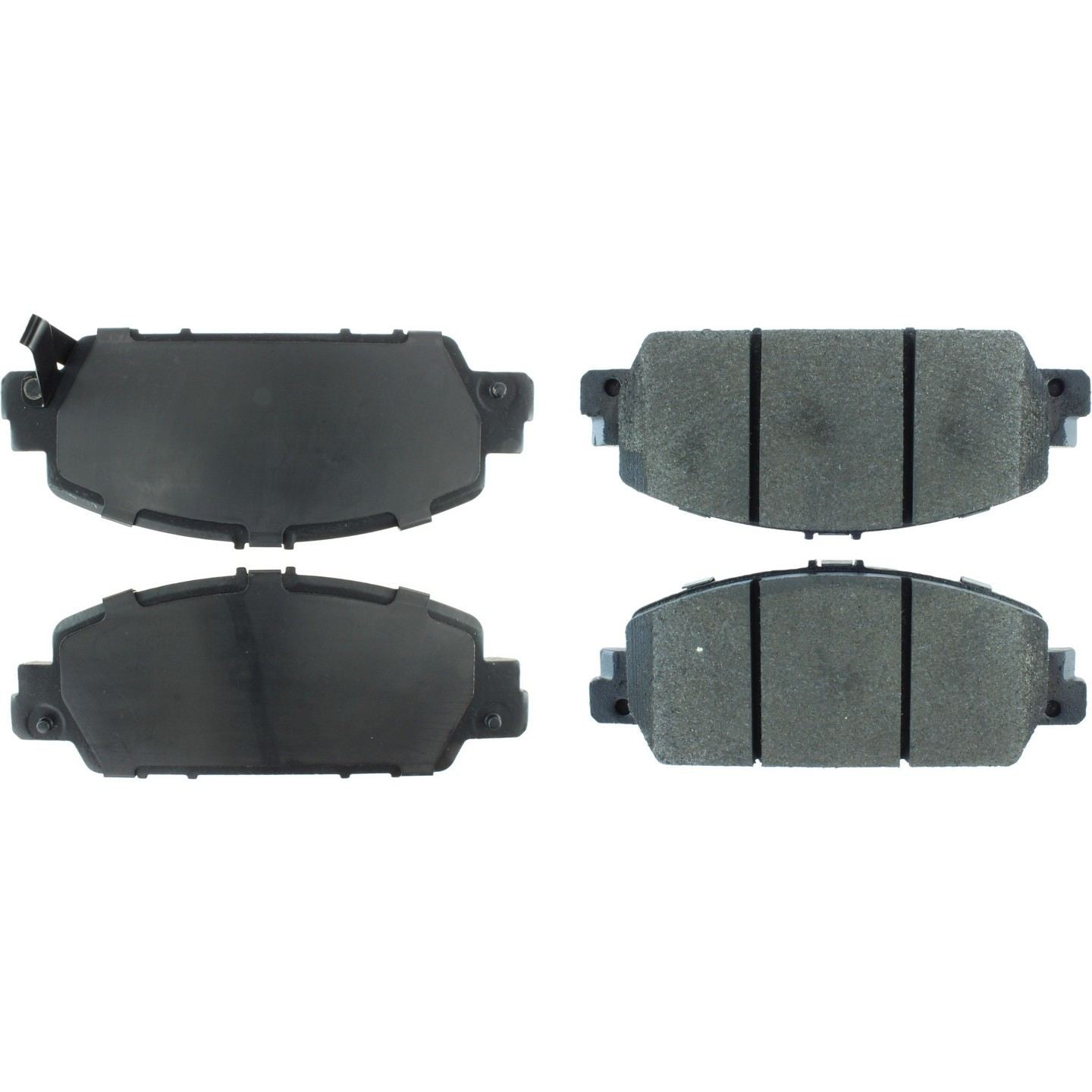 centric parts premium semi-metallic brake pads with shims and hardware  frsport 300.16540