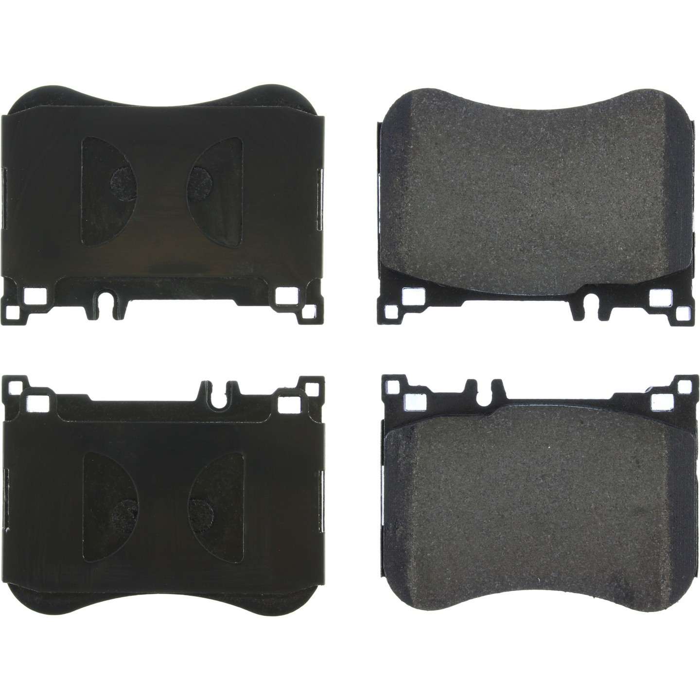 centric parts premium semi-metallic brake pads with shims and hardware  frsport 300.16880