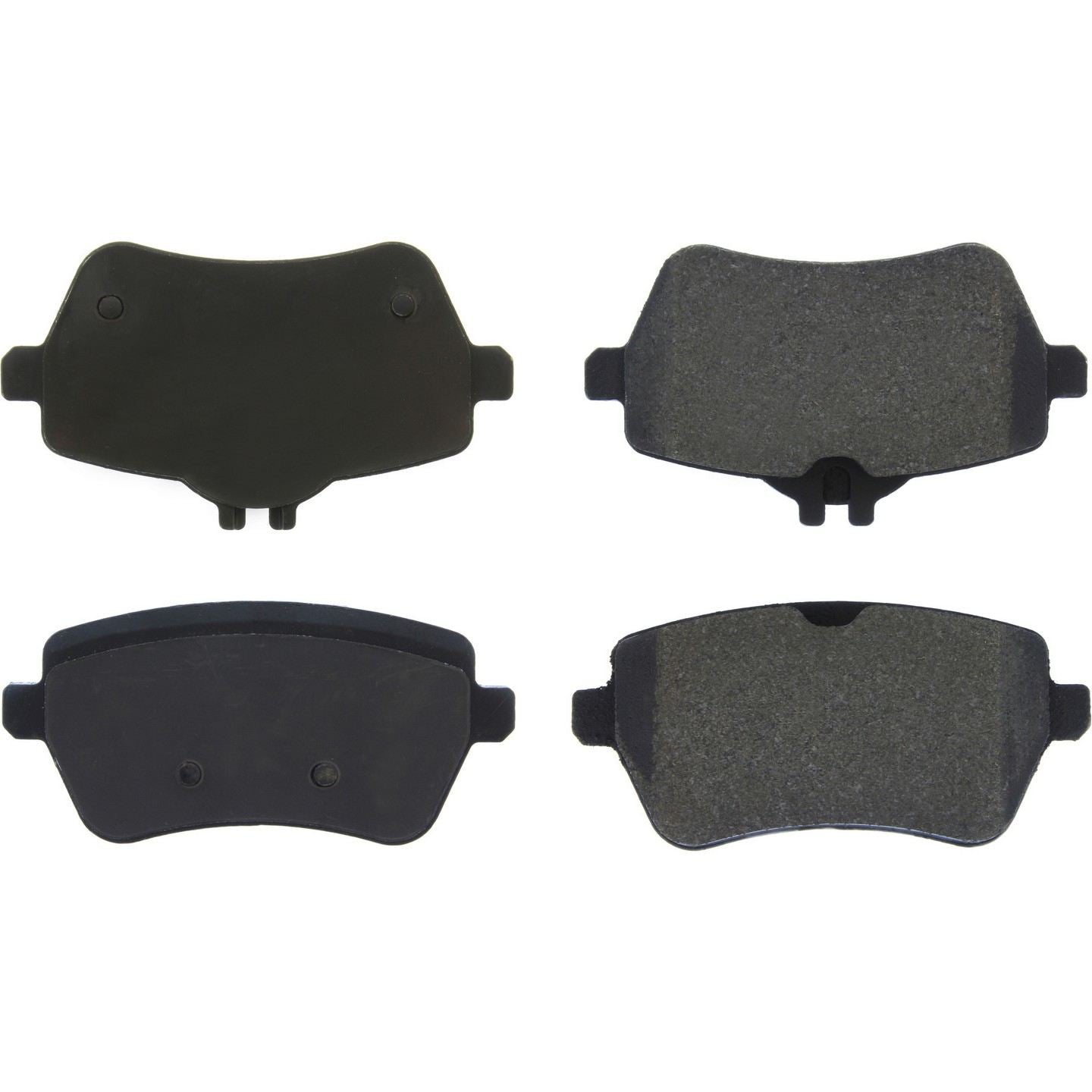 Centric Parts Premium Semi-Metallic Brake Pads with Shims and Hardware  top view frsport 300.16890