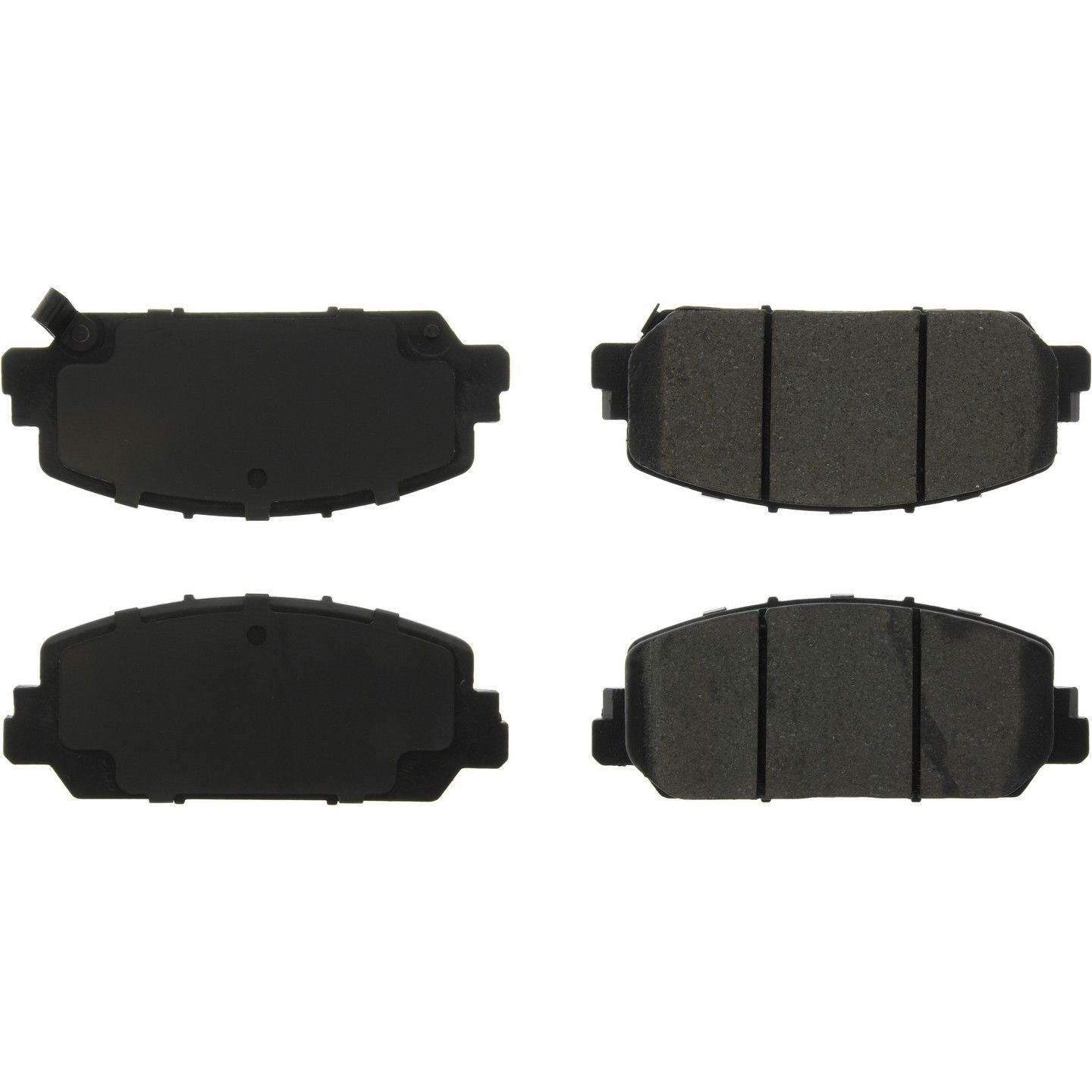 Centric Parts Premium Semi-Metallic Brake Pads with Shims and Hardware  top view frsport 300.16970