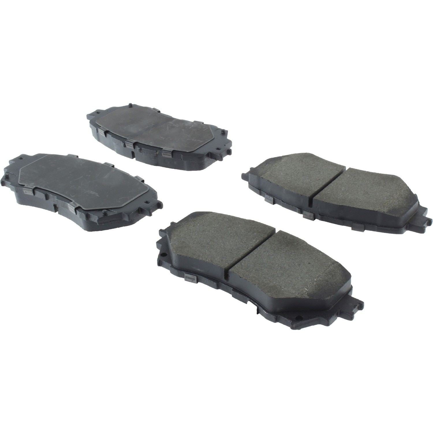 centric parts premium semi-metallic brake pads with shims and hardware  frsport 300.17110