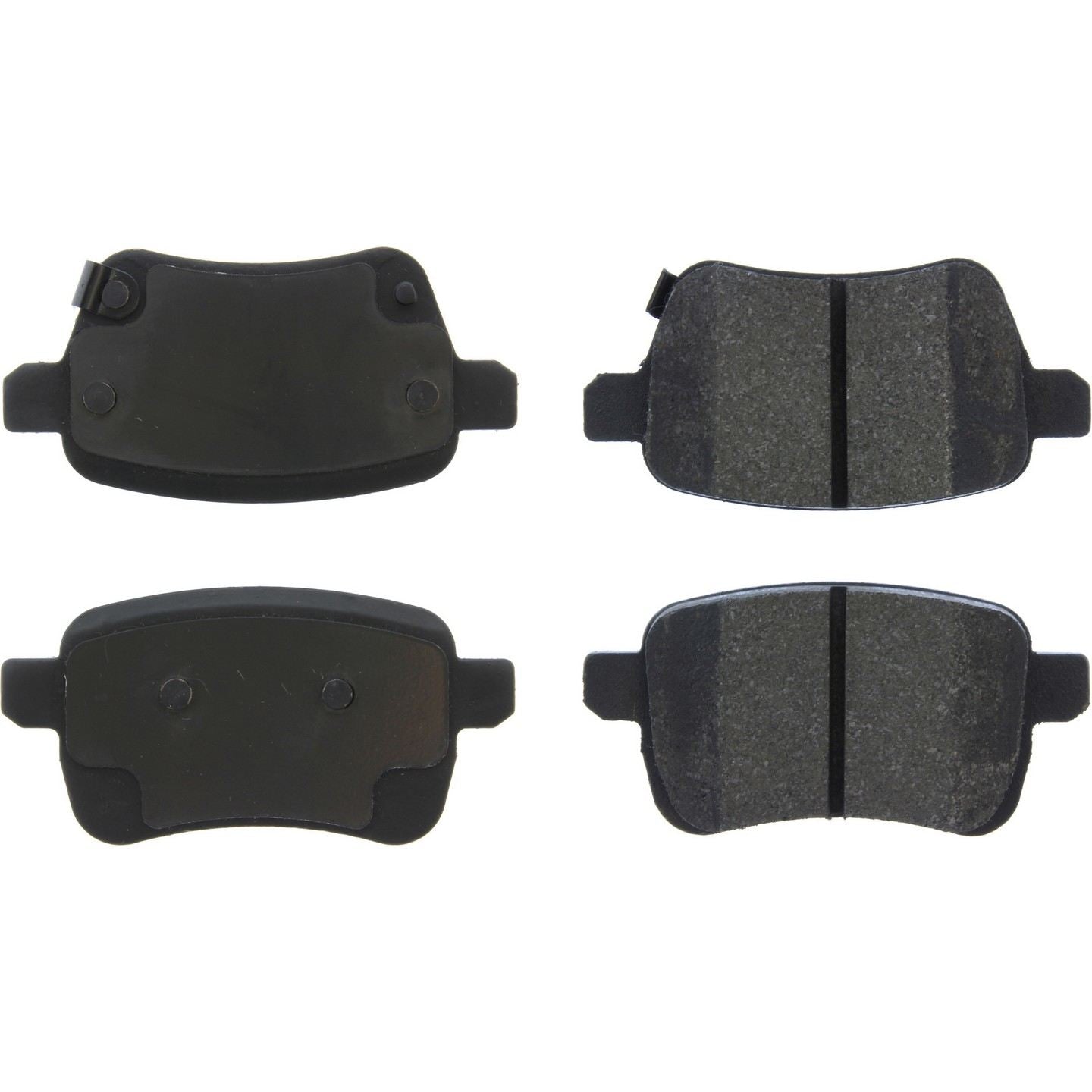 Centric Parts Premium Semi-Metallic Brake Pads with Shims and Hardware  top view frsport 300.17220