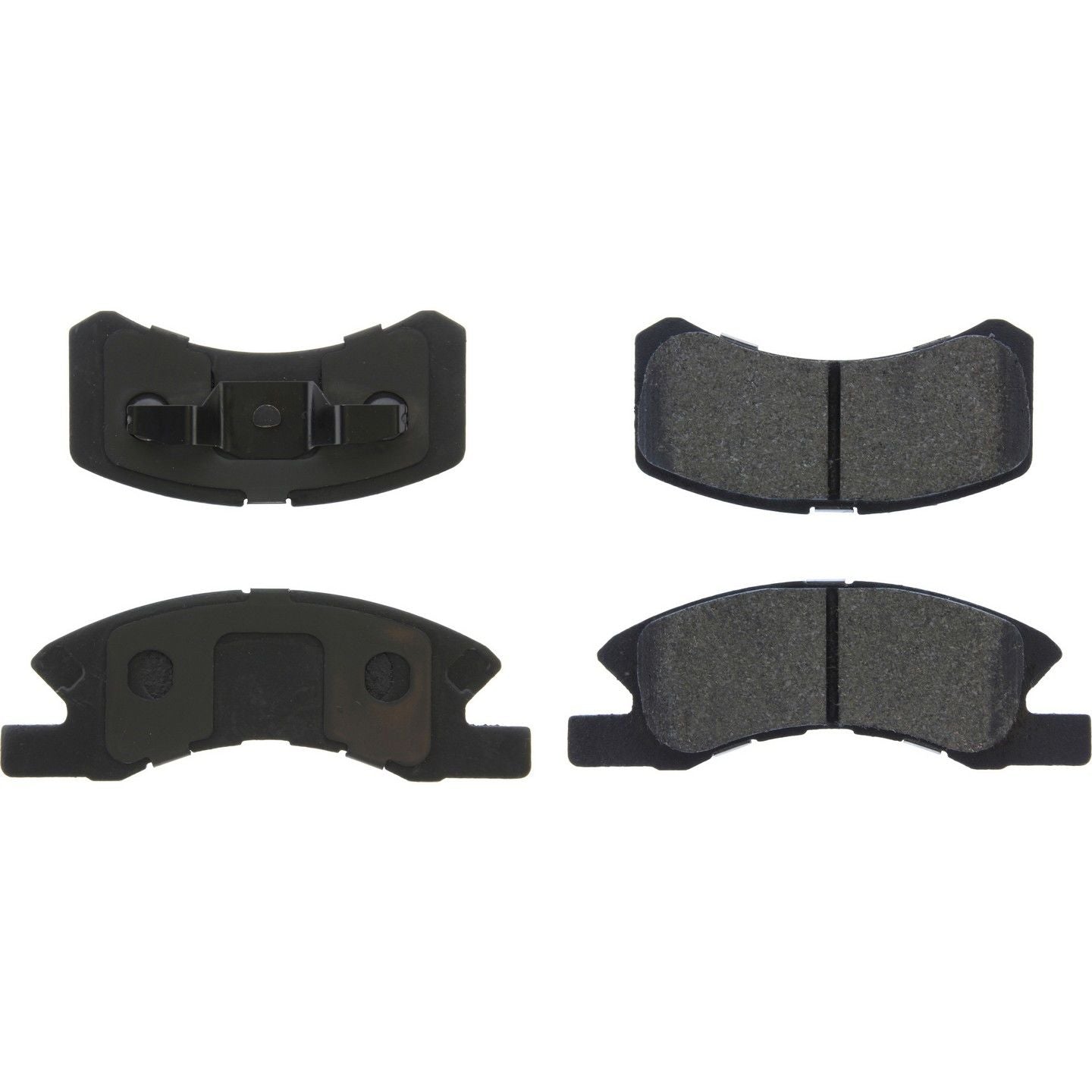 Centric Parts Premium Semi-Metallic Brake Pads with Shims and Hardware  top view frsport 300.17310