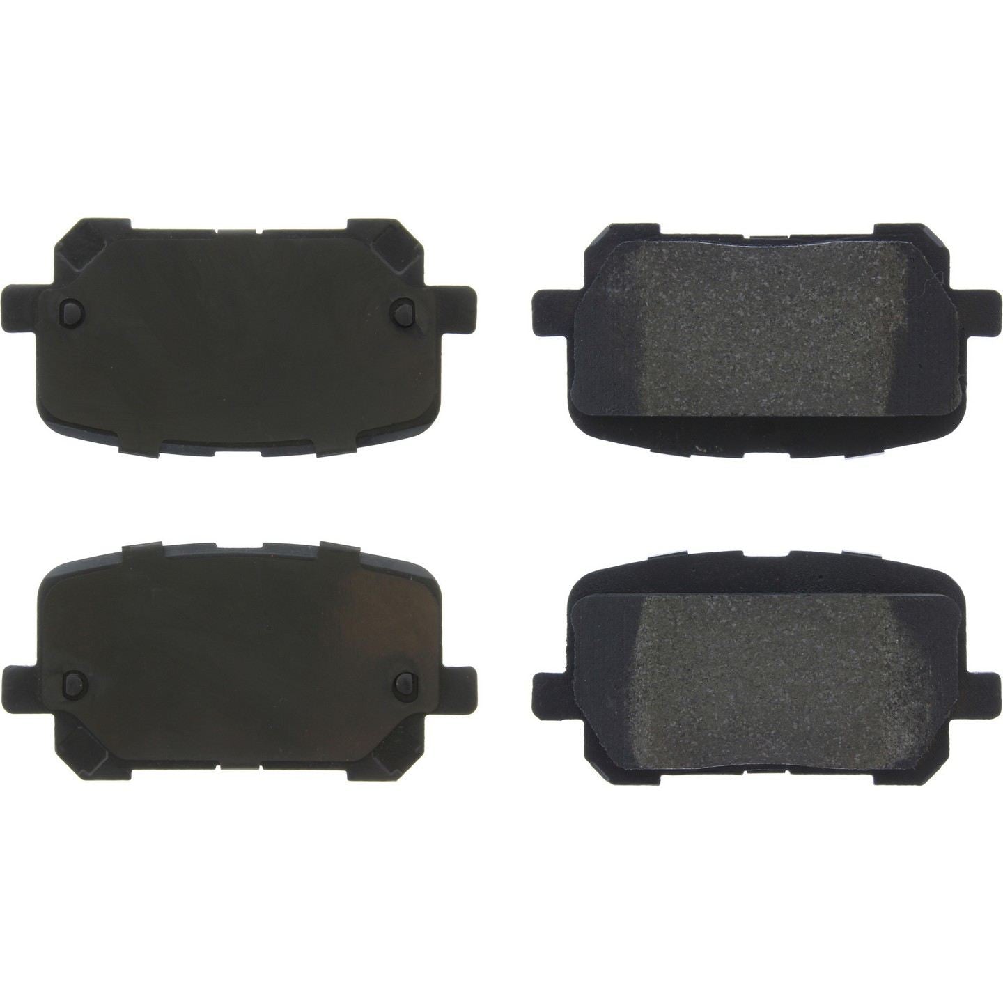 Centric Parts Premium Semi-Metallic Brake Pads with Shims and Hardware  top view frsport 300.17660