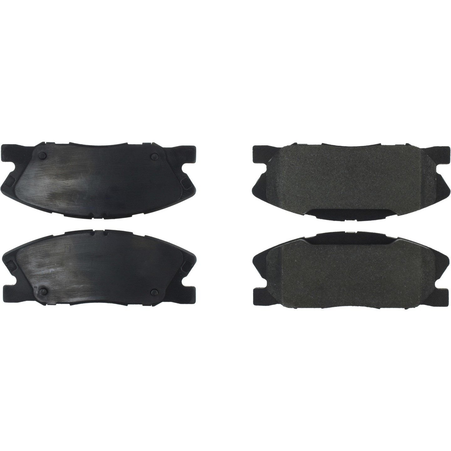 centric parts premium semi-metallic brake pads with shims and hardware  frsport 300.17670