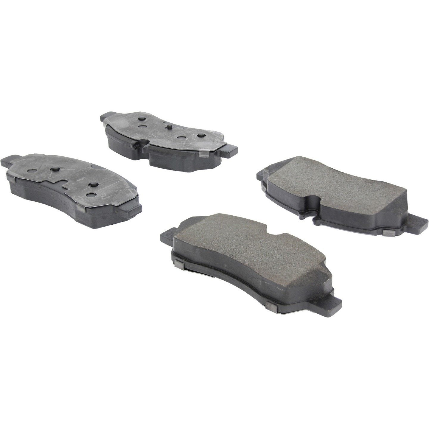 centric parts premium semi-metallic brake pads with shims and hardware  frsport 300.17750