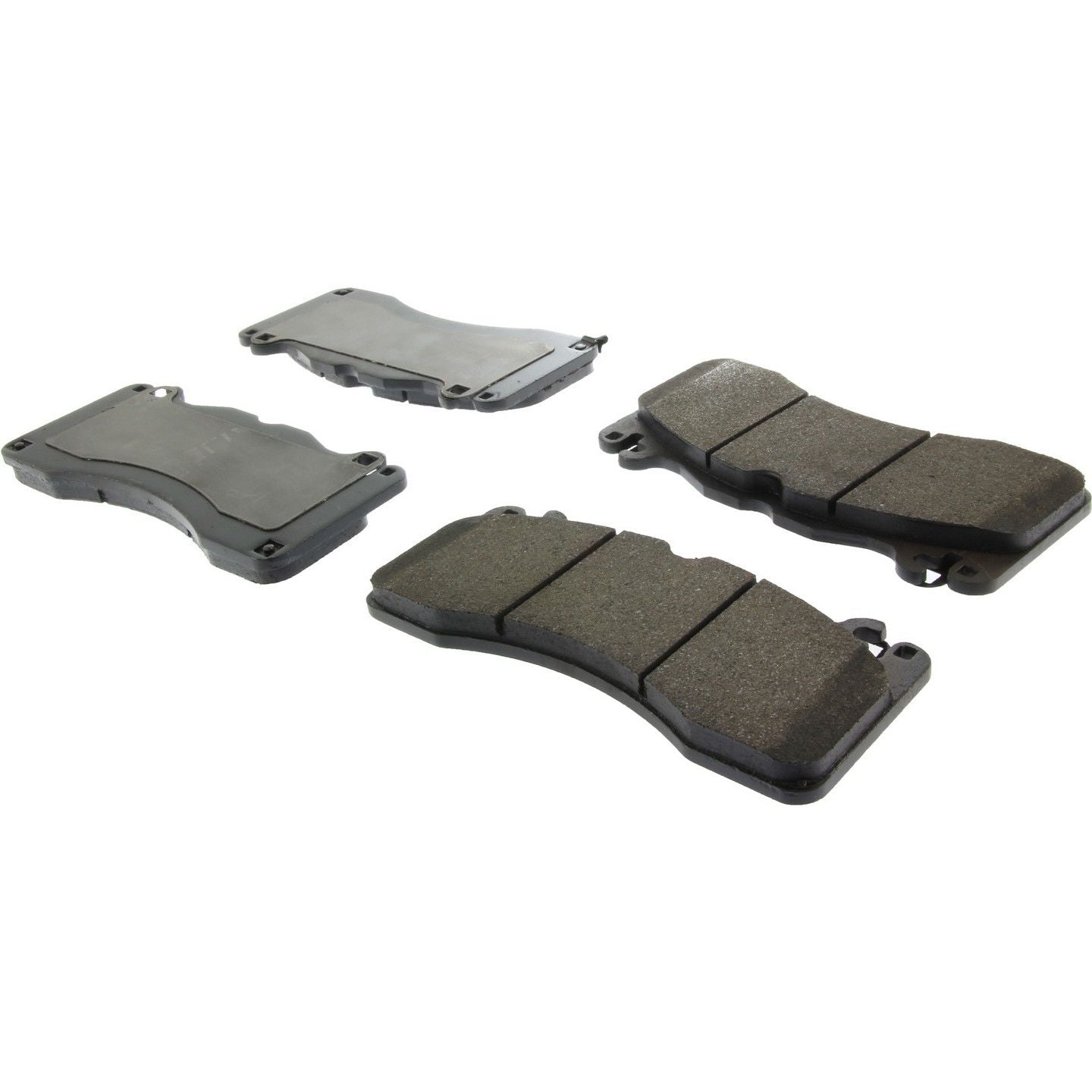 StopTech Premium Semi-Metallic Brake Pads with Shims  top view frsport 300.17920