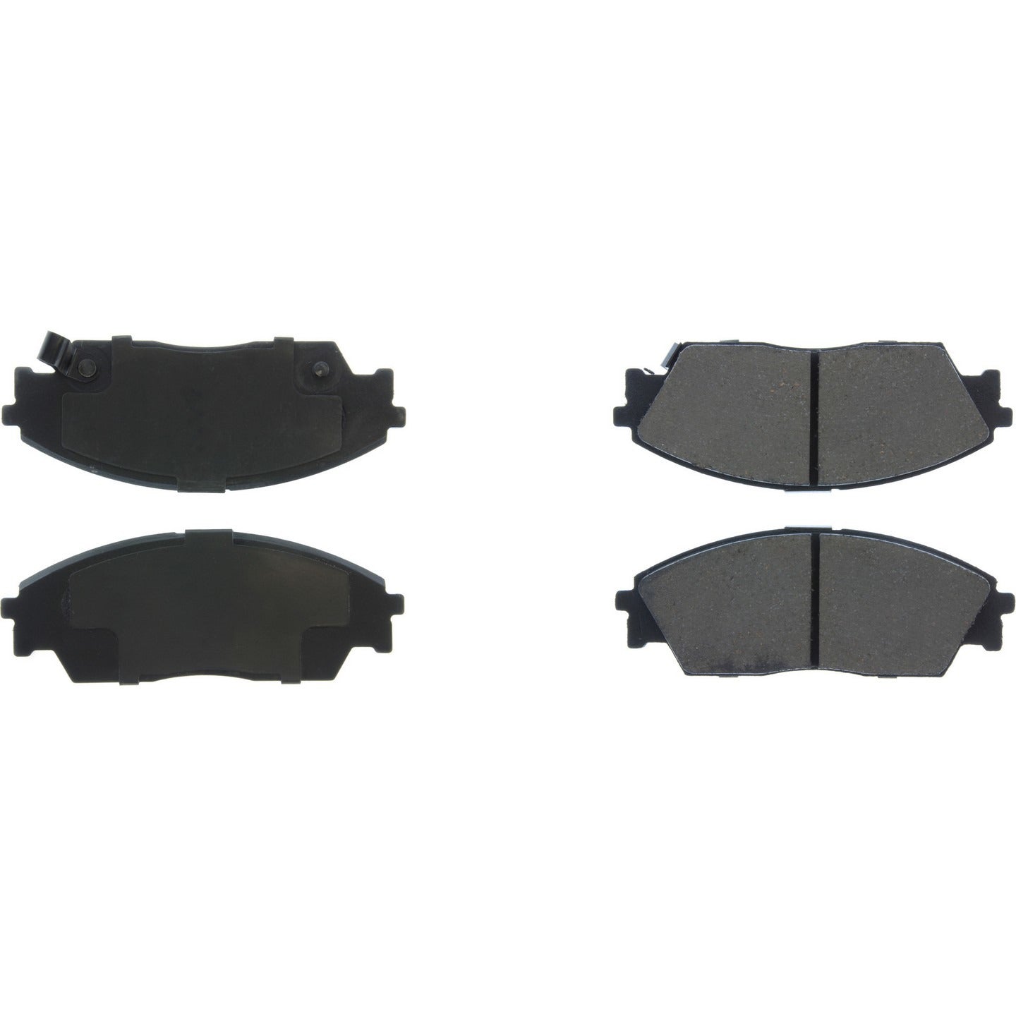 StopTech Premium Ceramic Brake Pads with Shims and Hardware  top view frsport 301.03730