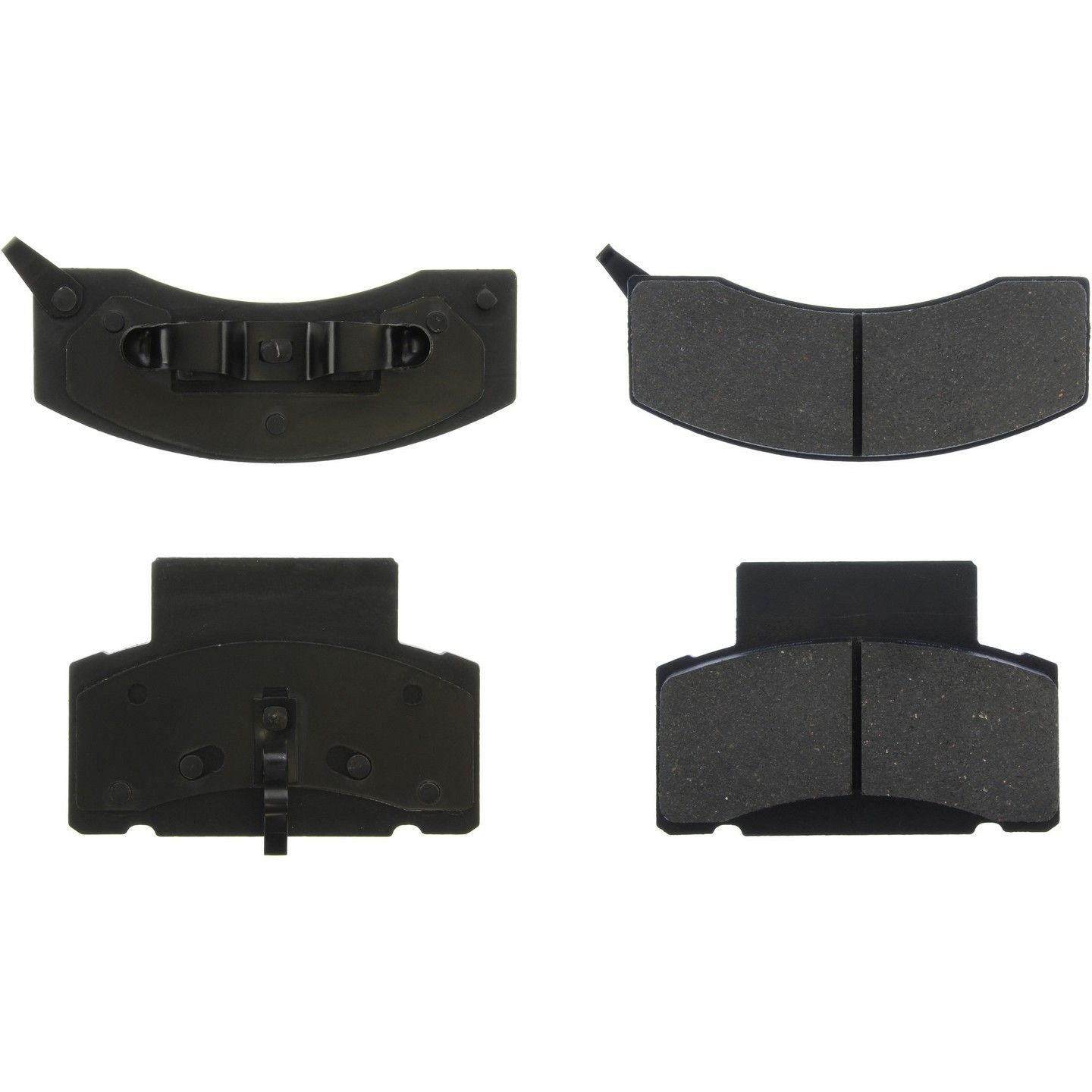 StopTech Premium Ceramic Brake Pads with Shims and Hardware  top view frsport 301.04590