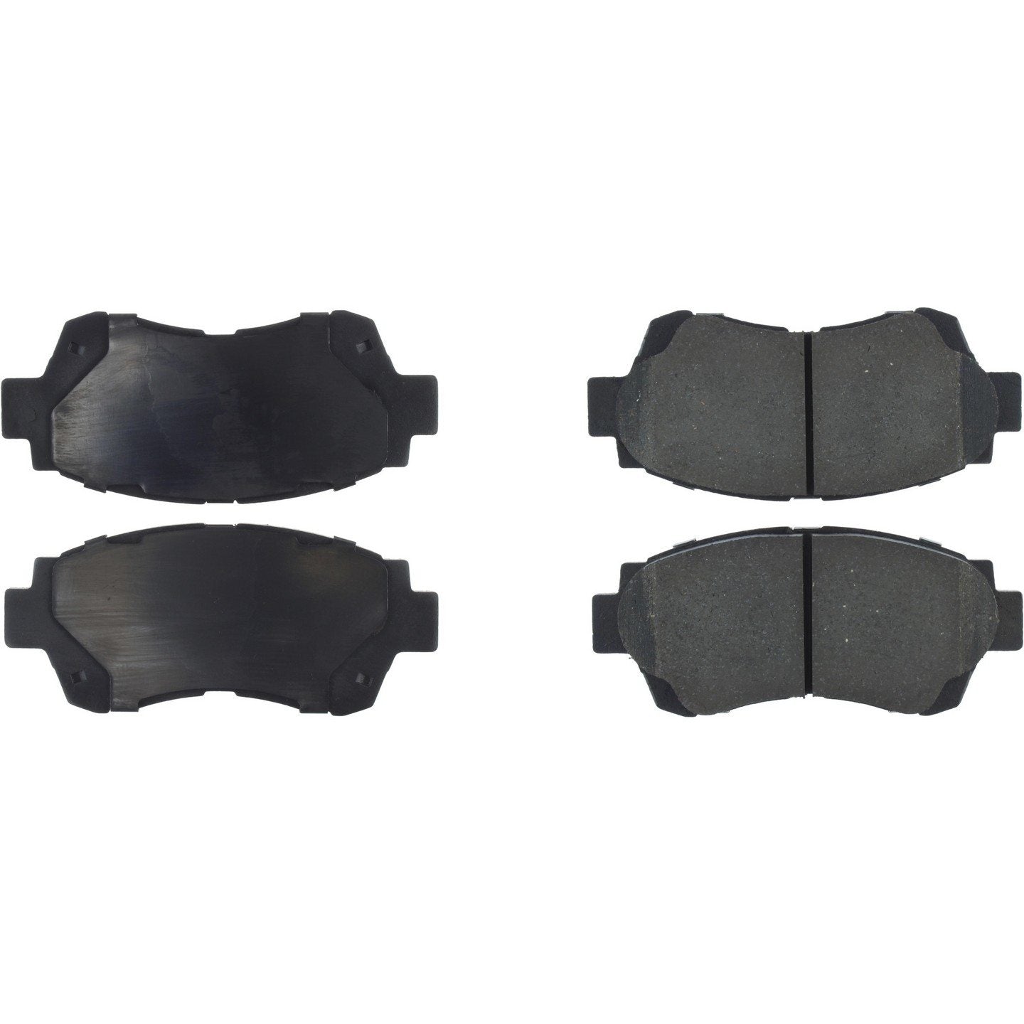 StopTech Premium Ceramic Brake Pads with Shims and Hardware  top view frsport 301.04761