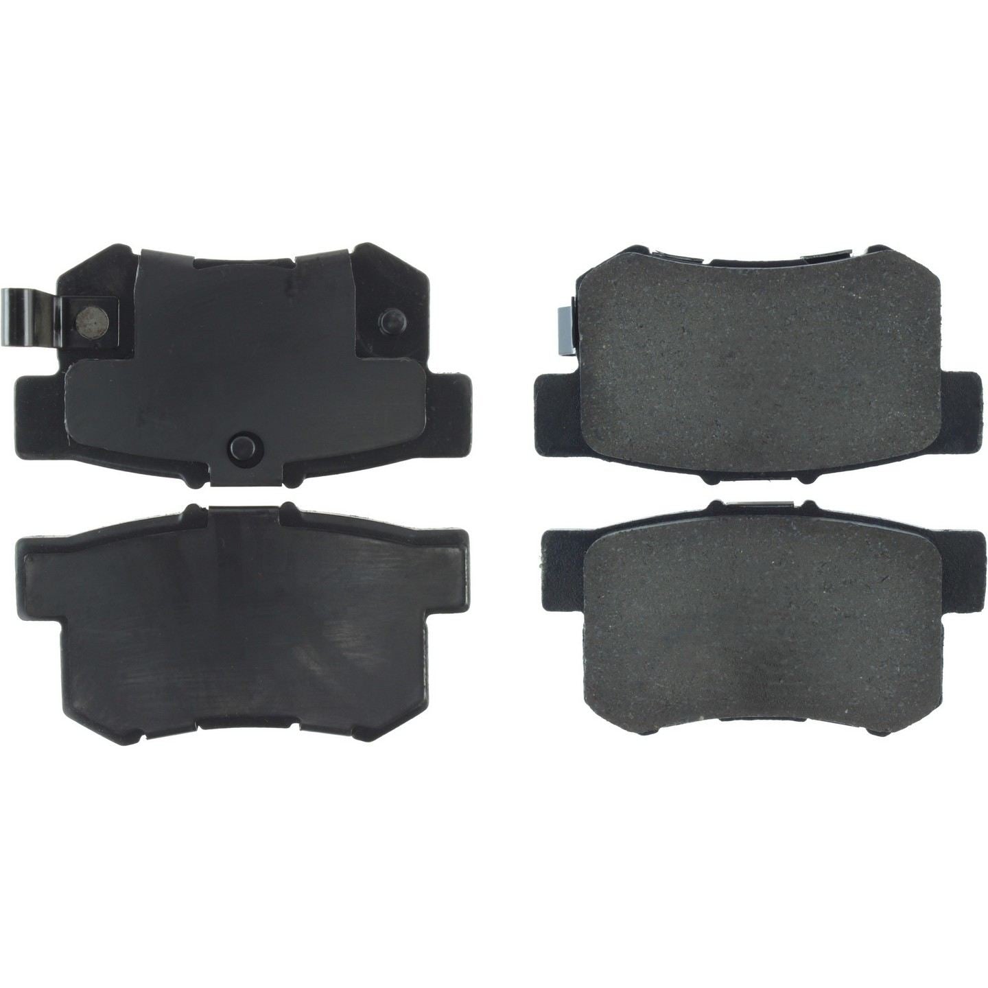 StopTech Premium Ceramic Brake Pads with Shims and Hardware  top view frsport 301.05372