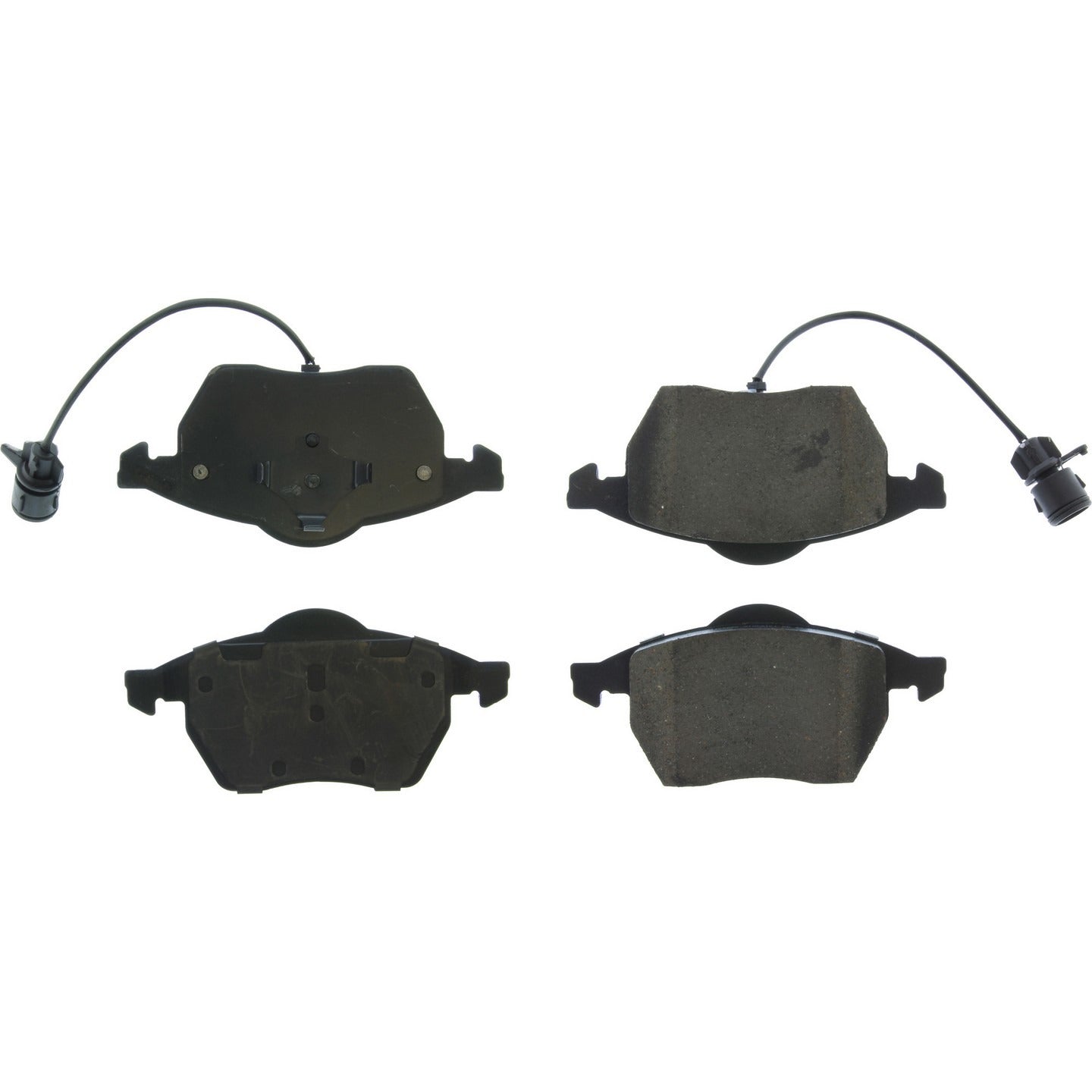 StopTech Premium Ceramic Brake Pads with Shims and Hardware  top view frsport 301.05550