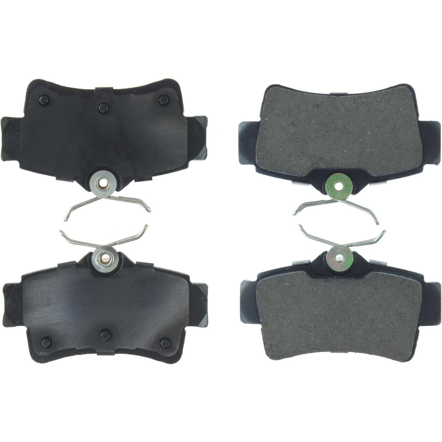 Centric Parts Premium Ceramic Brake Pads with Shims and Hardware  top view frsport 301.06271