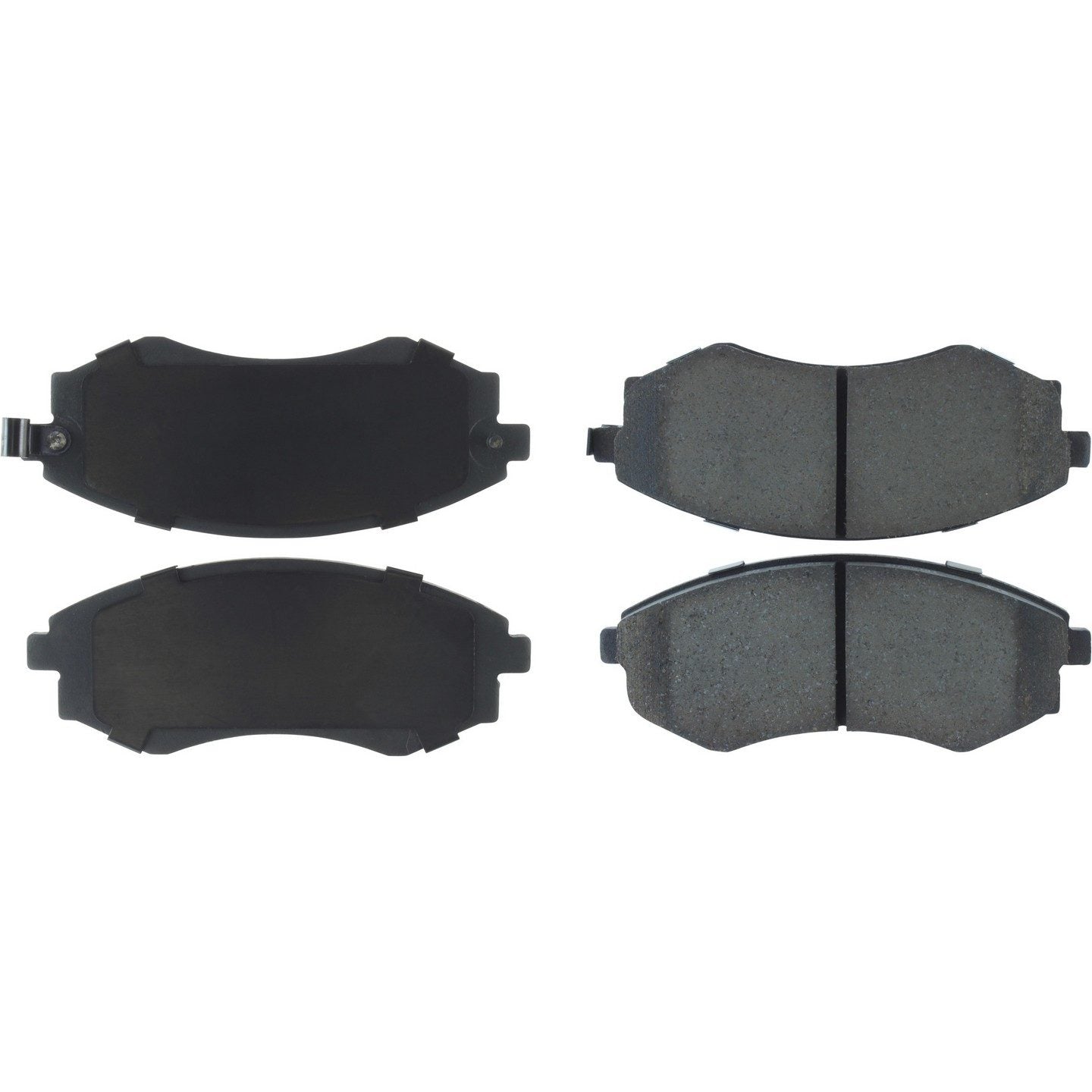 StopTech Premium Ceramic Brake Pads with Shims and Hardware  top view frsport 301.07002