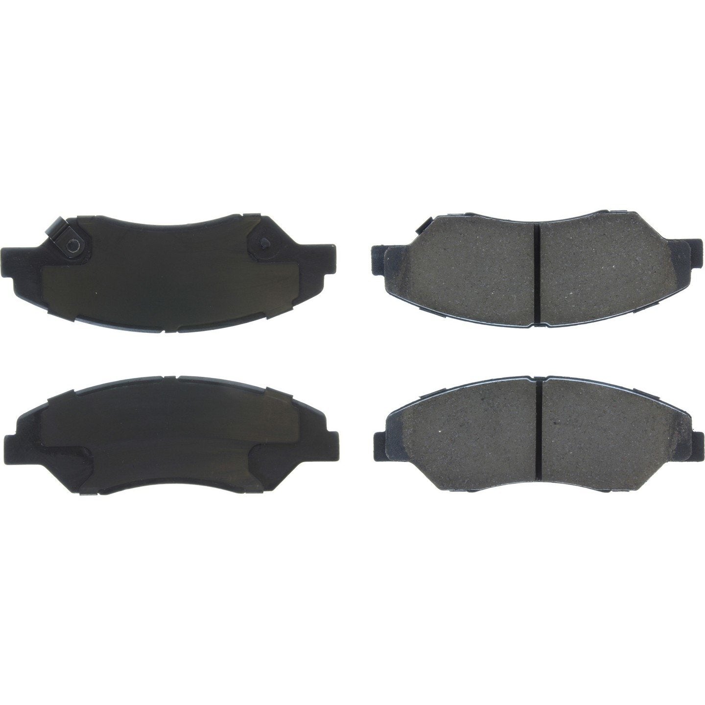 Centric Parts Premium Ceramic Brake Pads with Shims and Hardware  top view frsport 301.07740