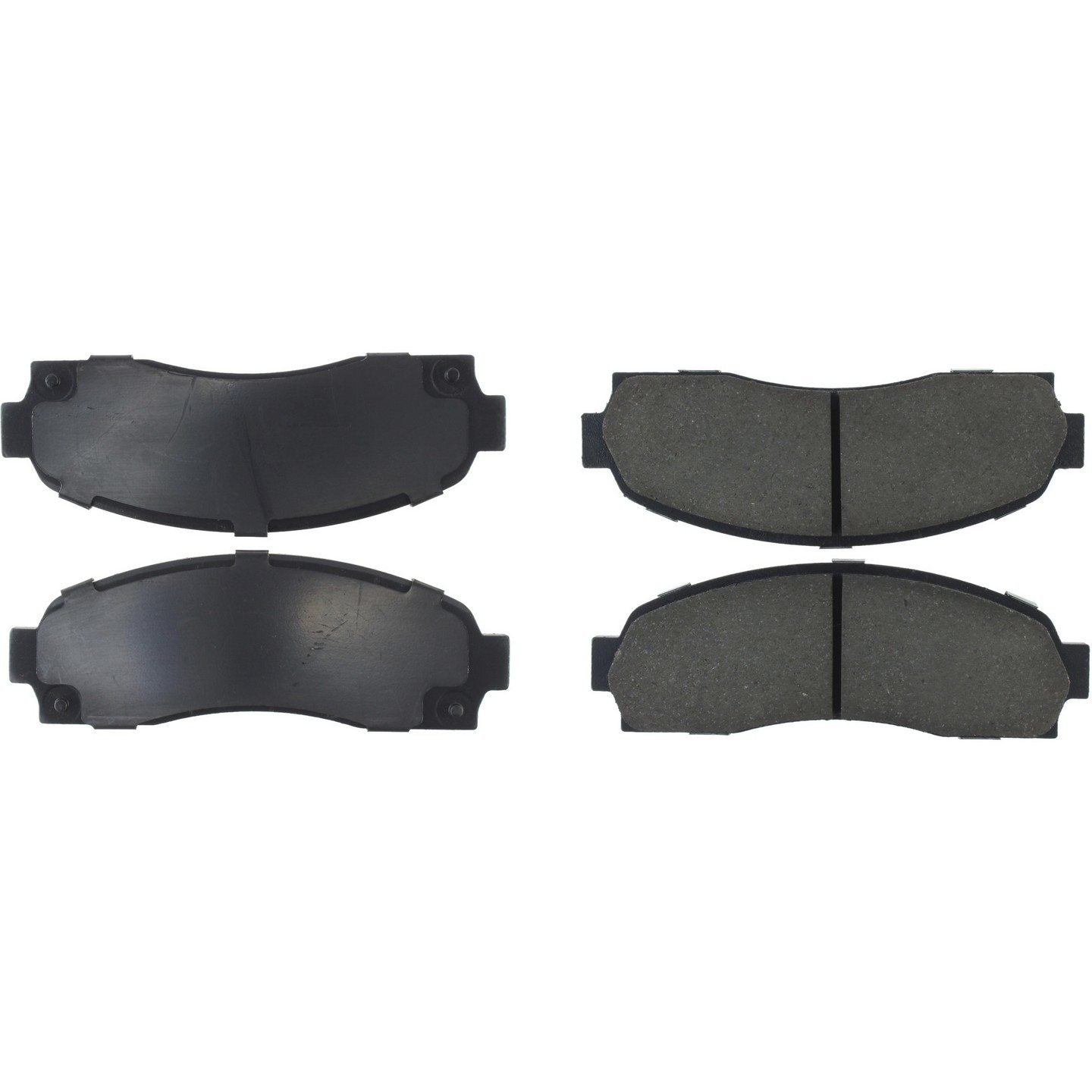 Centric Parts Premium Ceramic Brake Pads with Shims and Hardware  top view frsport 301.08331